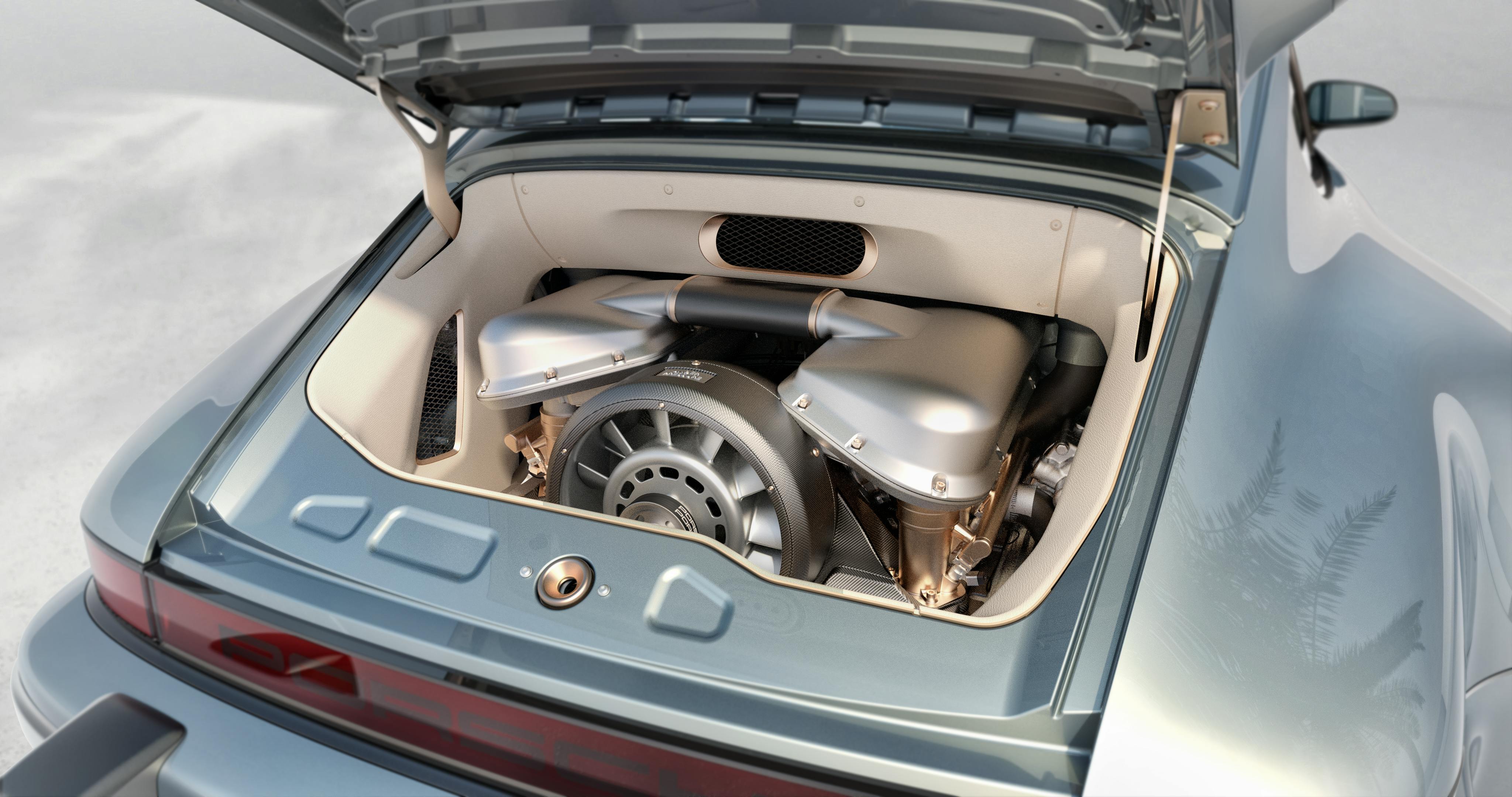 Porsche 911 reimagined by Singer Turbo Study engine 3.8