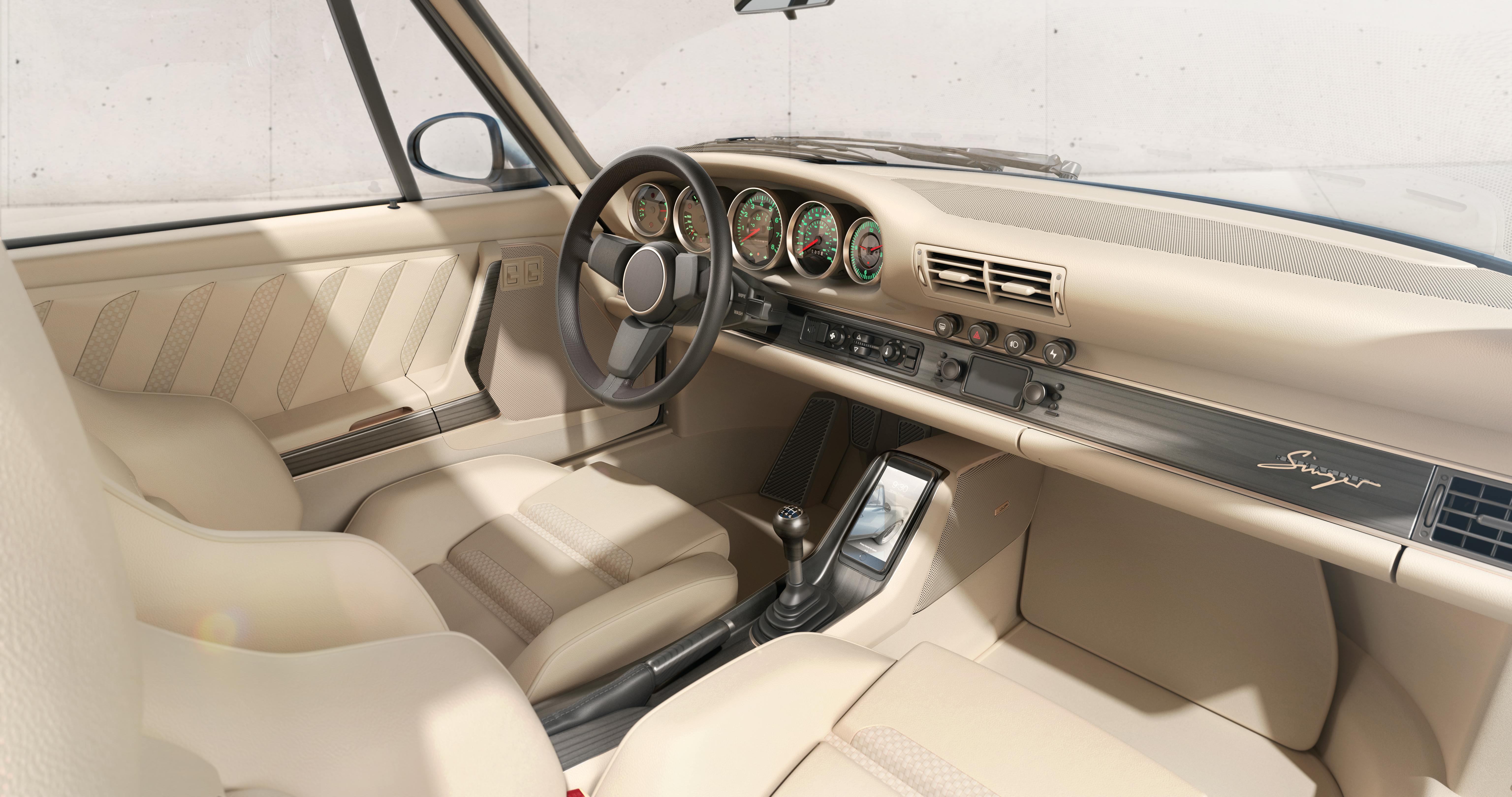 Porsche 911 reimagined by Singer Turbo Study interior