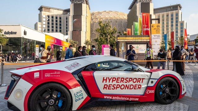 Lykan HyperSport ambulance Dubai