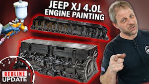 Painting our 4.0L Jeep Cherokee XJ engine