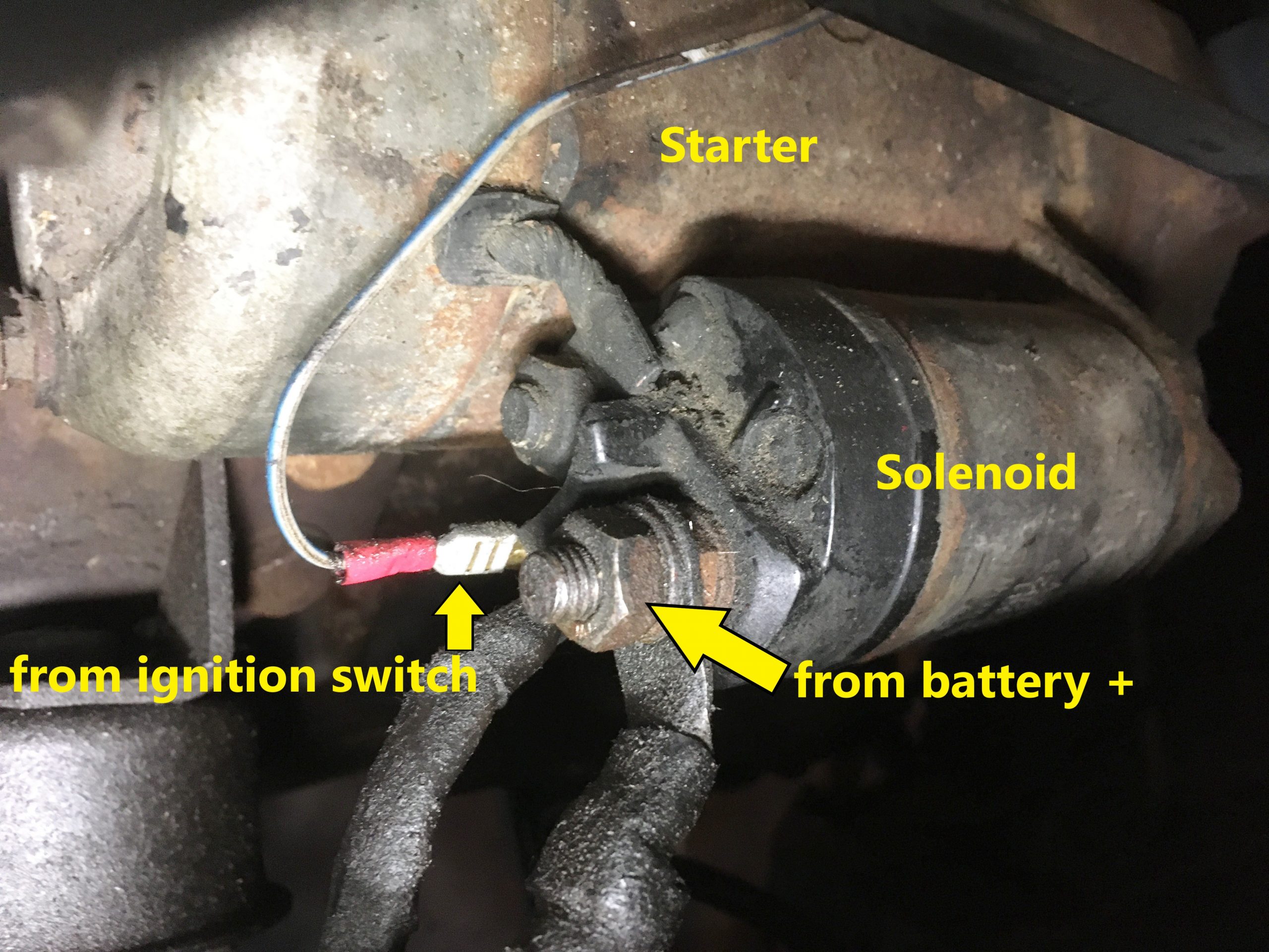 If you work on old cars, a remote starter switch is worth every penny ...