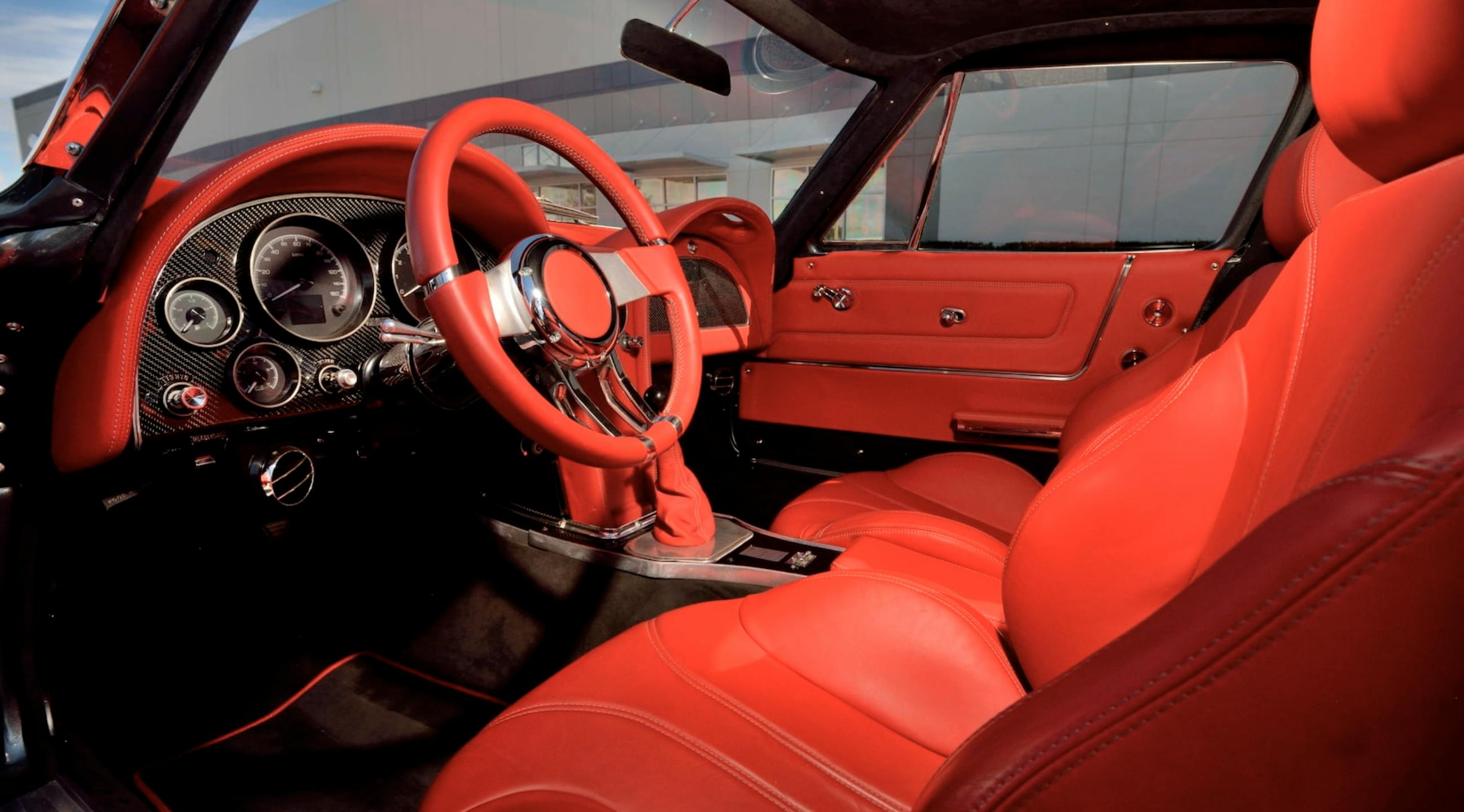 1963 Corvette restomod interior