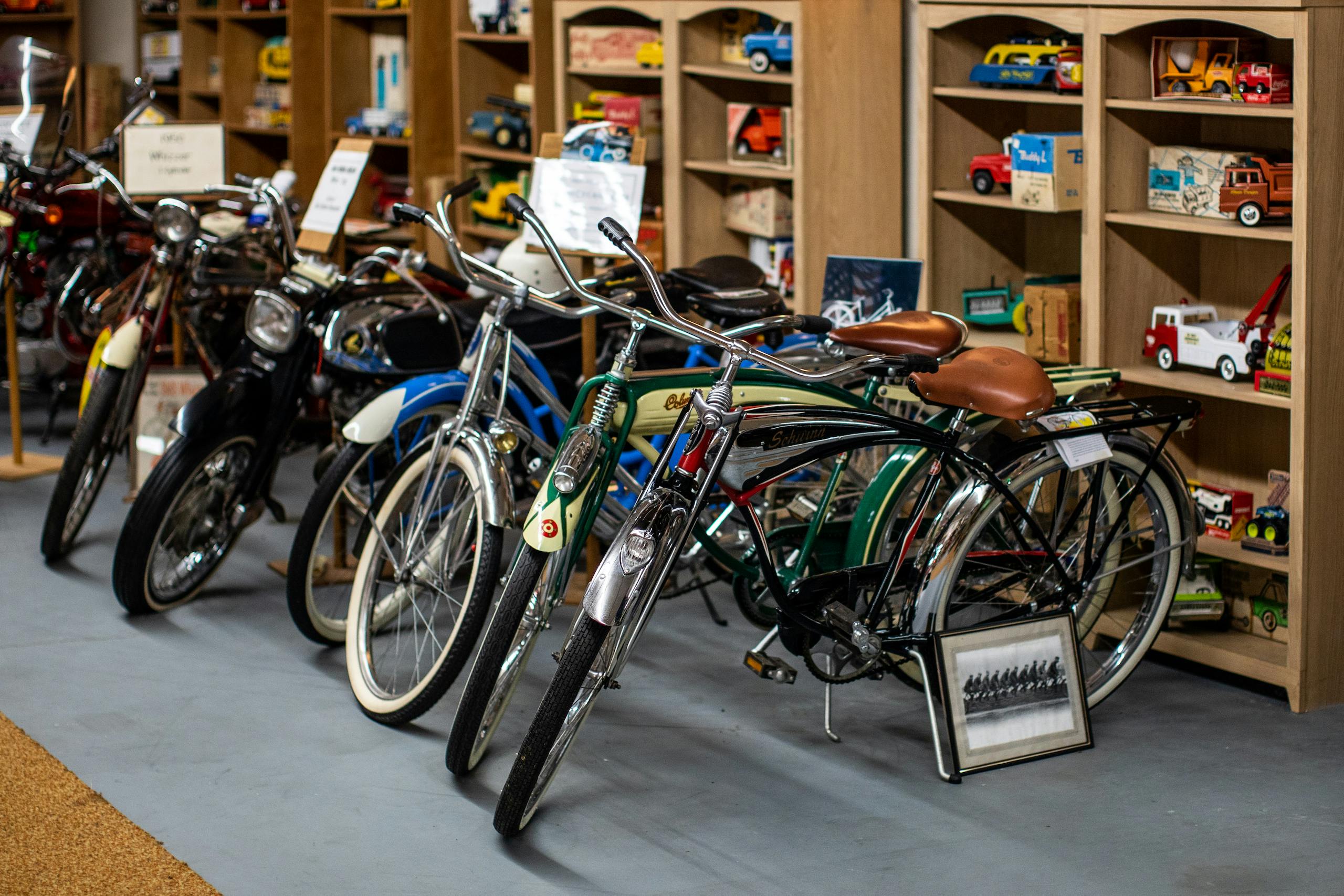 Ye Olde Carriage Shop vintage bikes