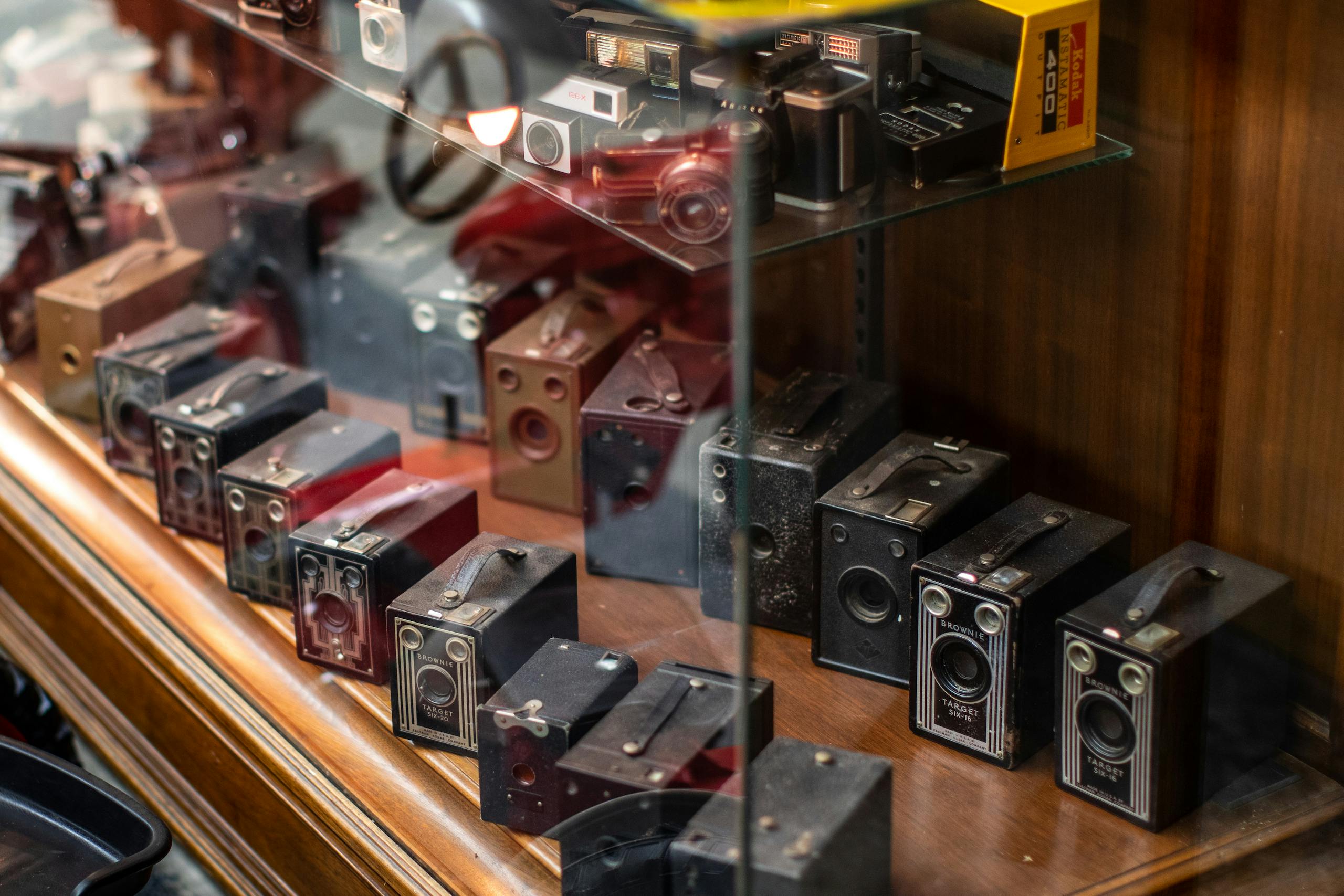 Ye Olde Carriage Shop film cameras