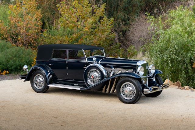 1930 Duesenberg Model-J Convertible front three-quarter