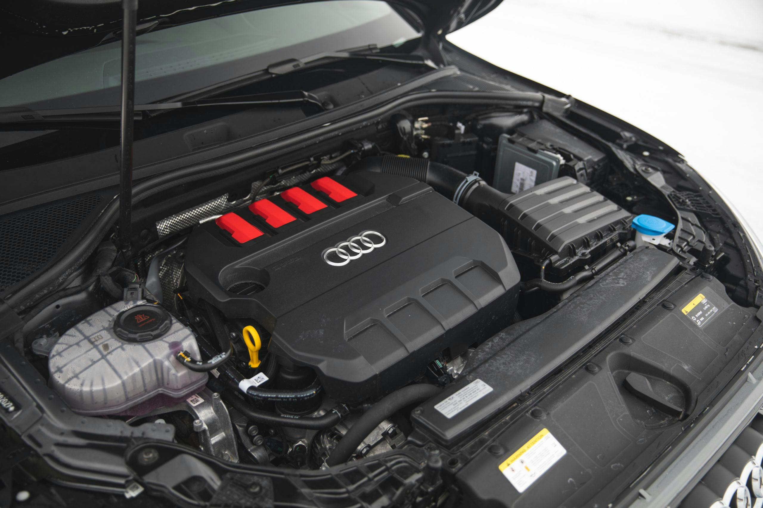 2022 Audi S3 engine angle
