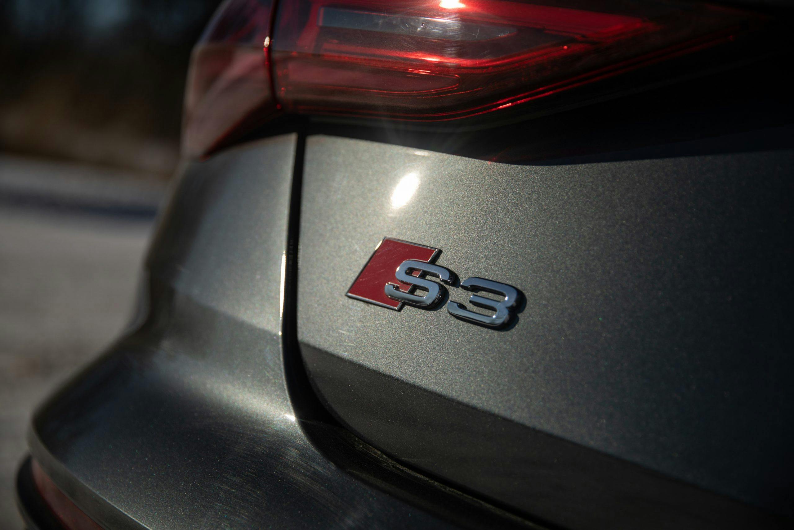 2022 Audi S3 rear badge detail