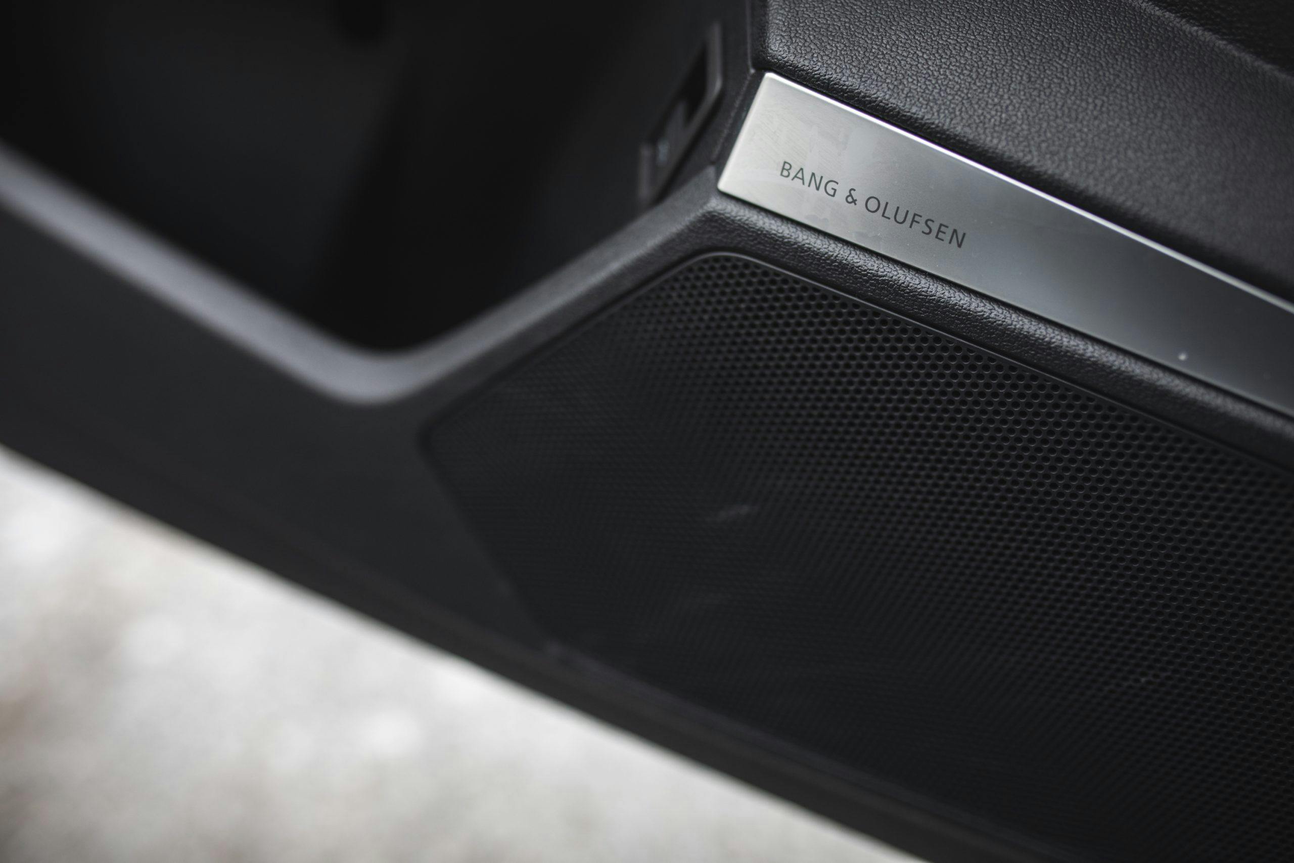 2022 Audi S3 interior bang olufsen audio trim detail