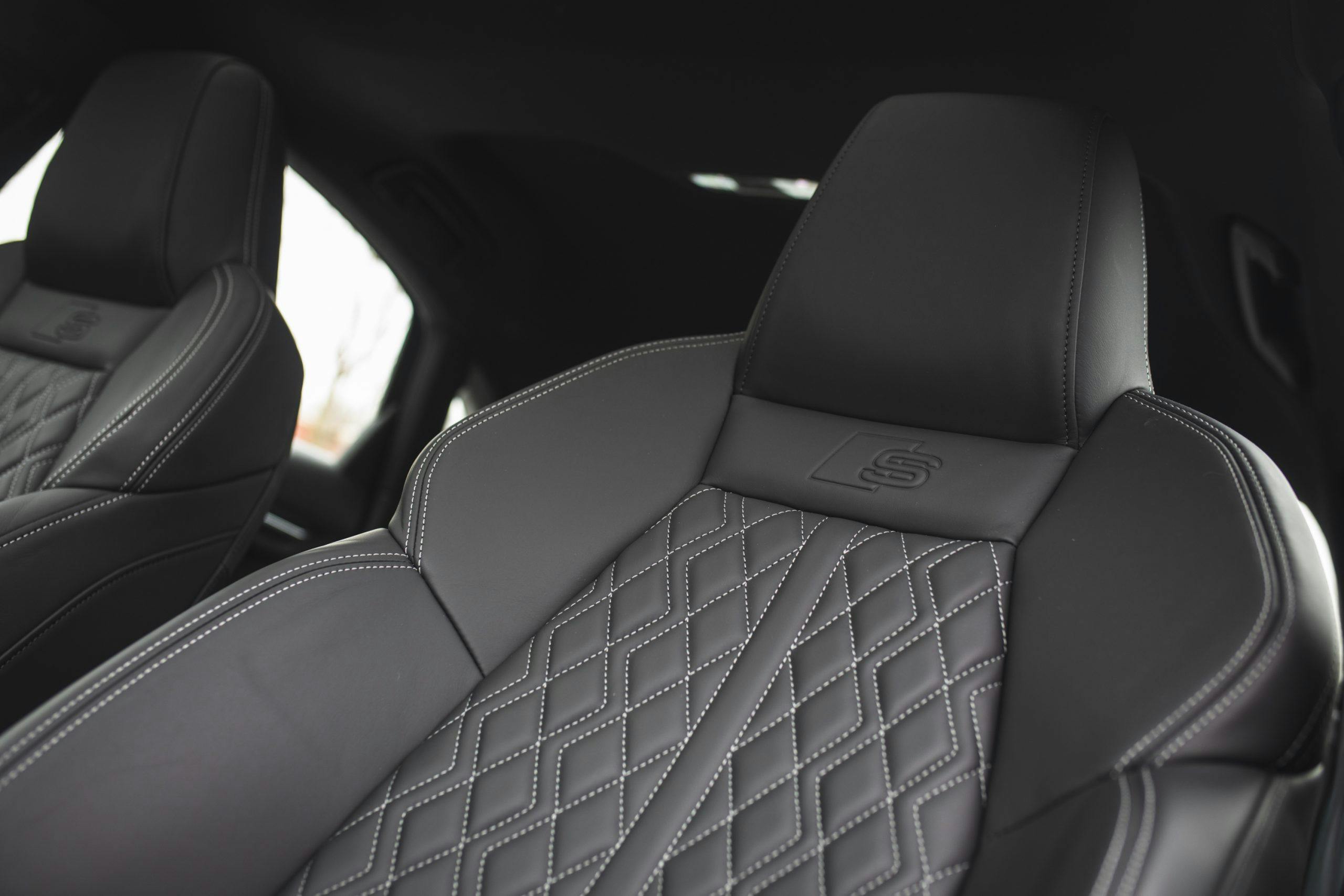 2022 Audi S3 interior seat detail