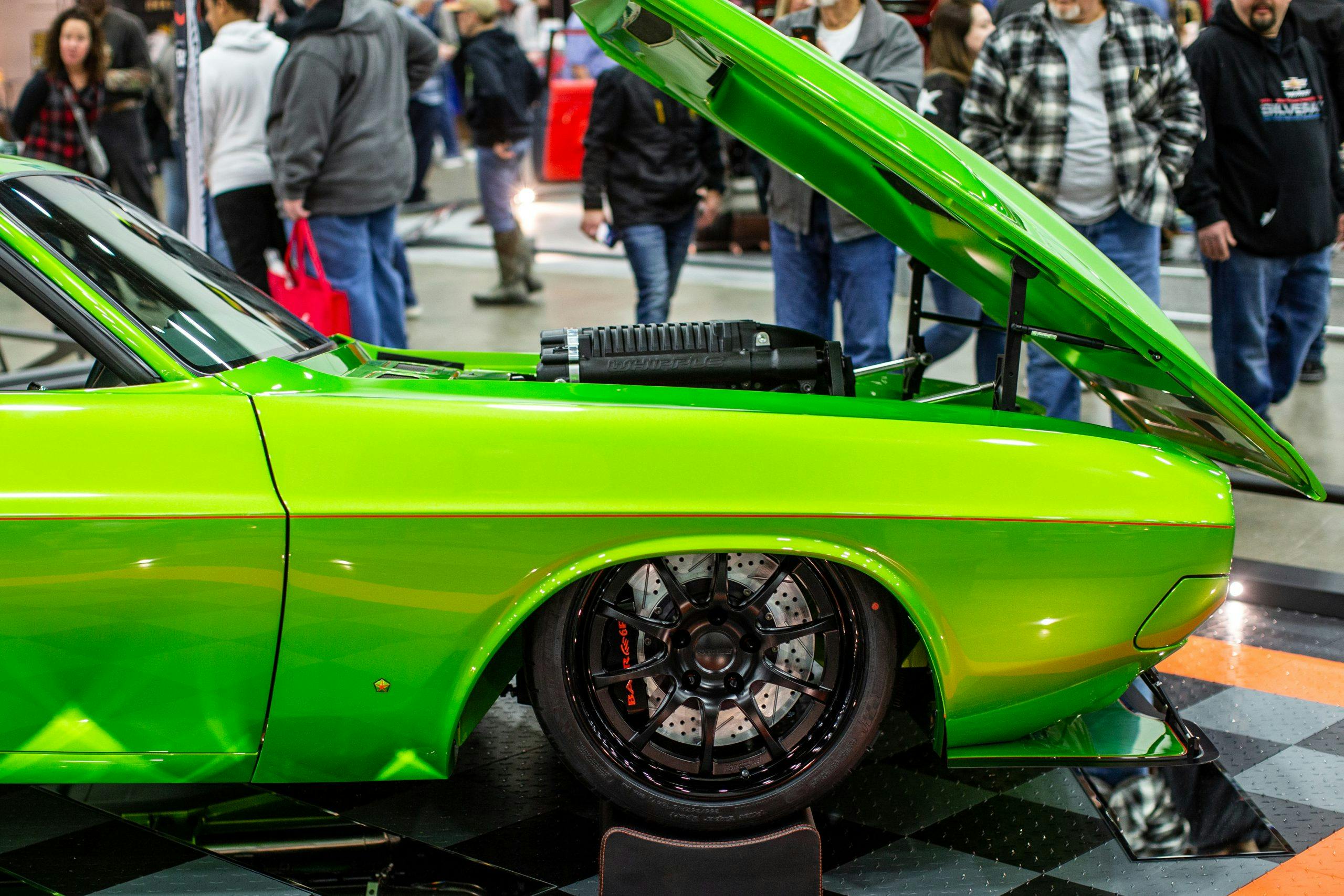 1970 “Kryptonite” Dodge Challenger wheel