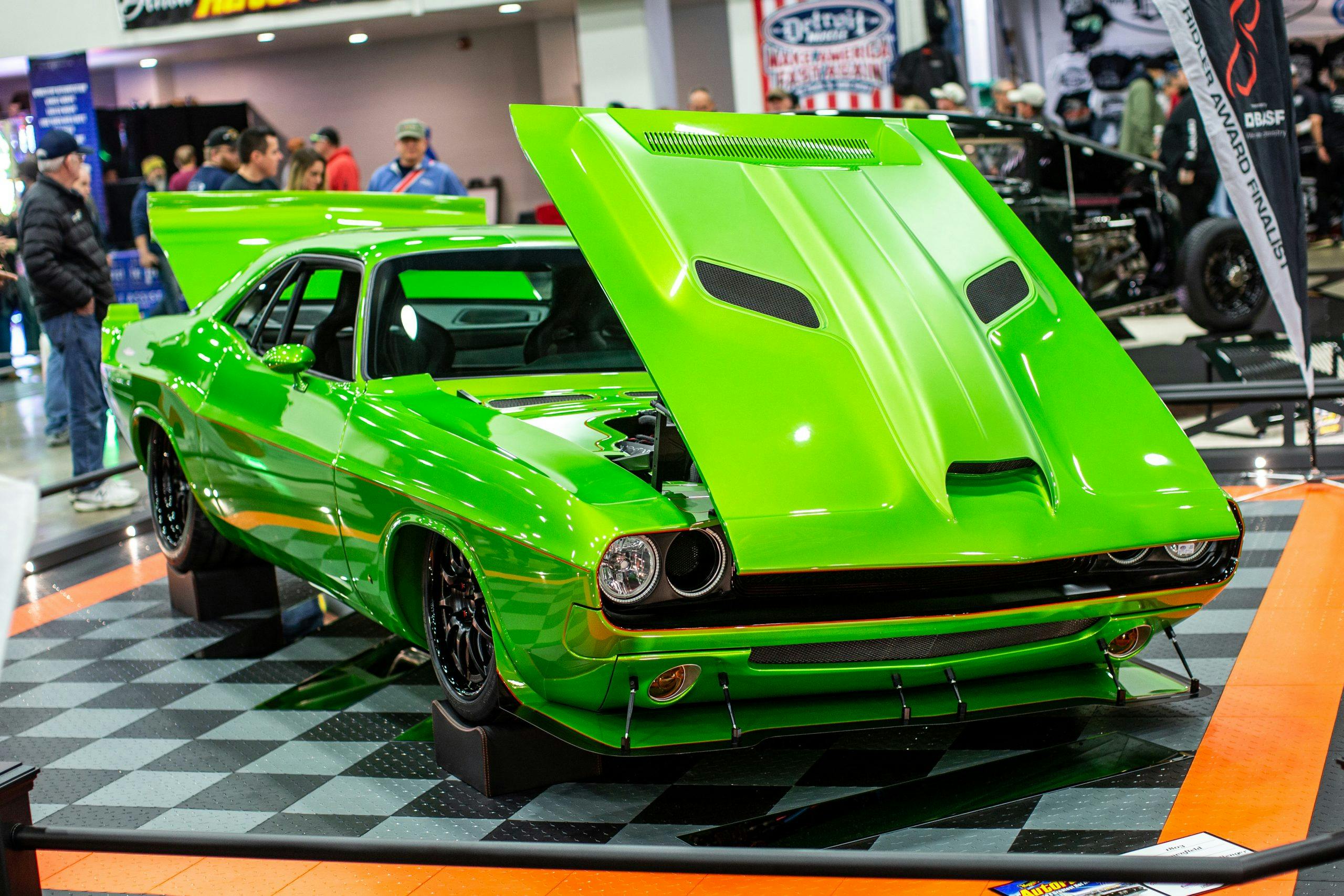 1970 “Kryptonite” Dodge Challenger front