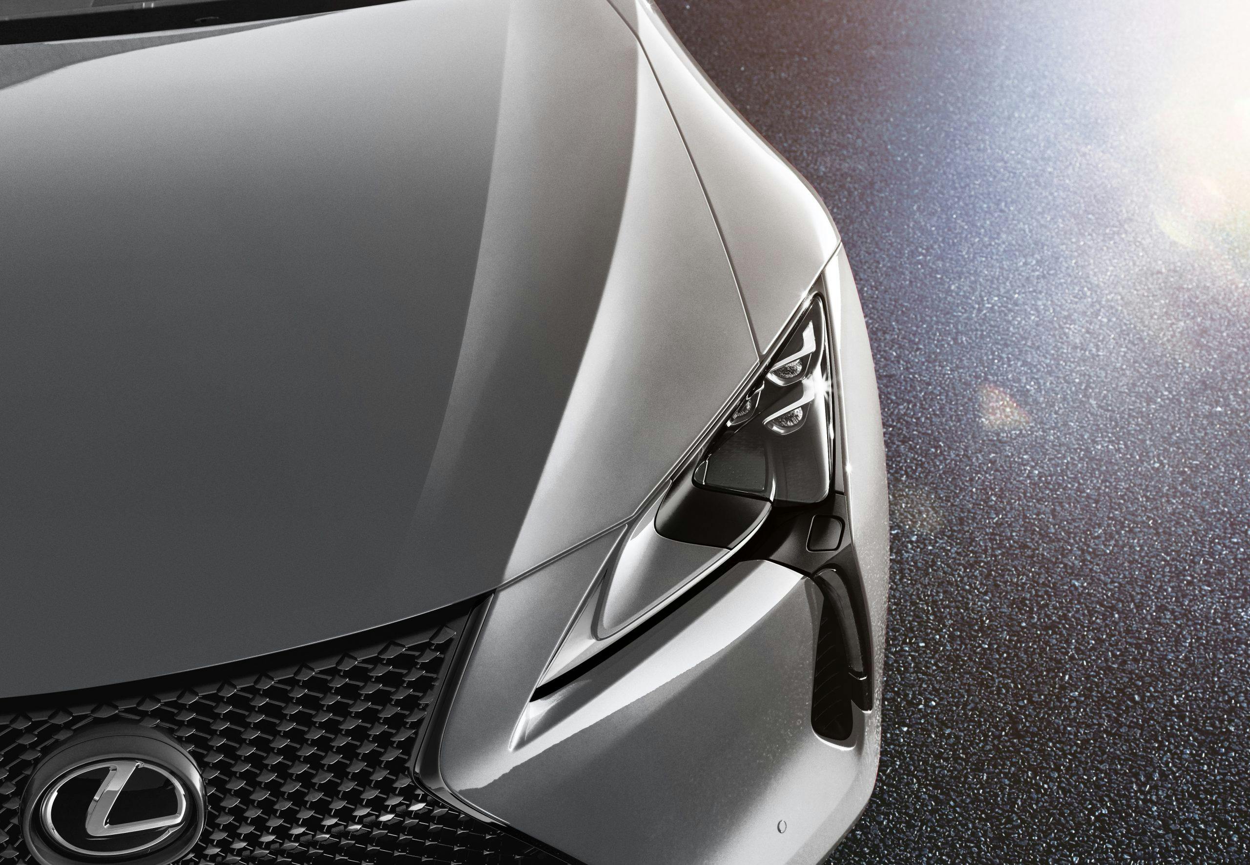 2022 Lexus LC 500 Inspiration Series headlight detail