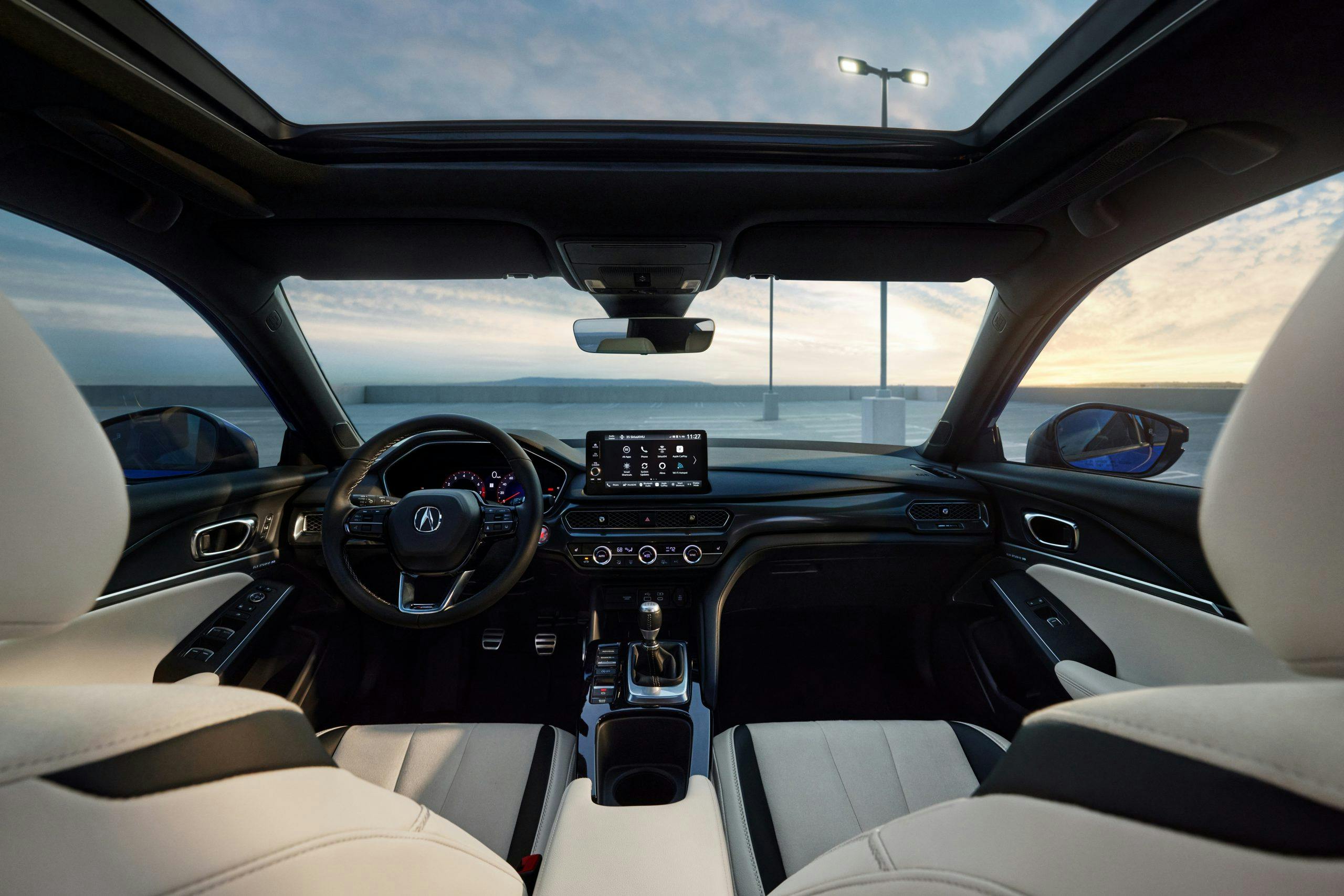 2023 Acura Integra interior Orchid seats and dashboard