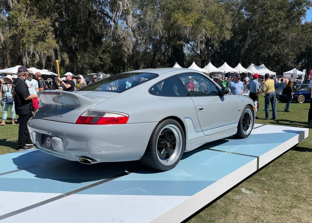 996-Porsche-Classic-Club-Coupe rear three-quarter