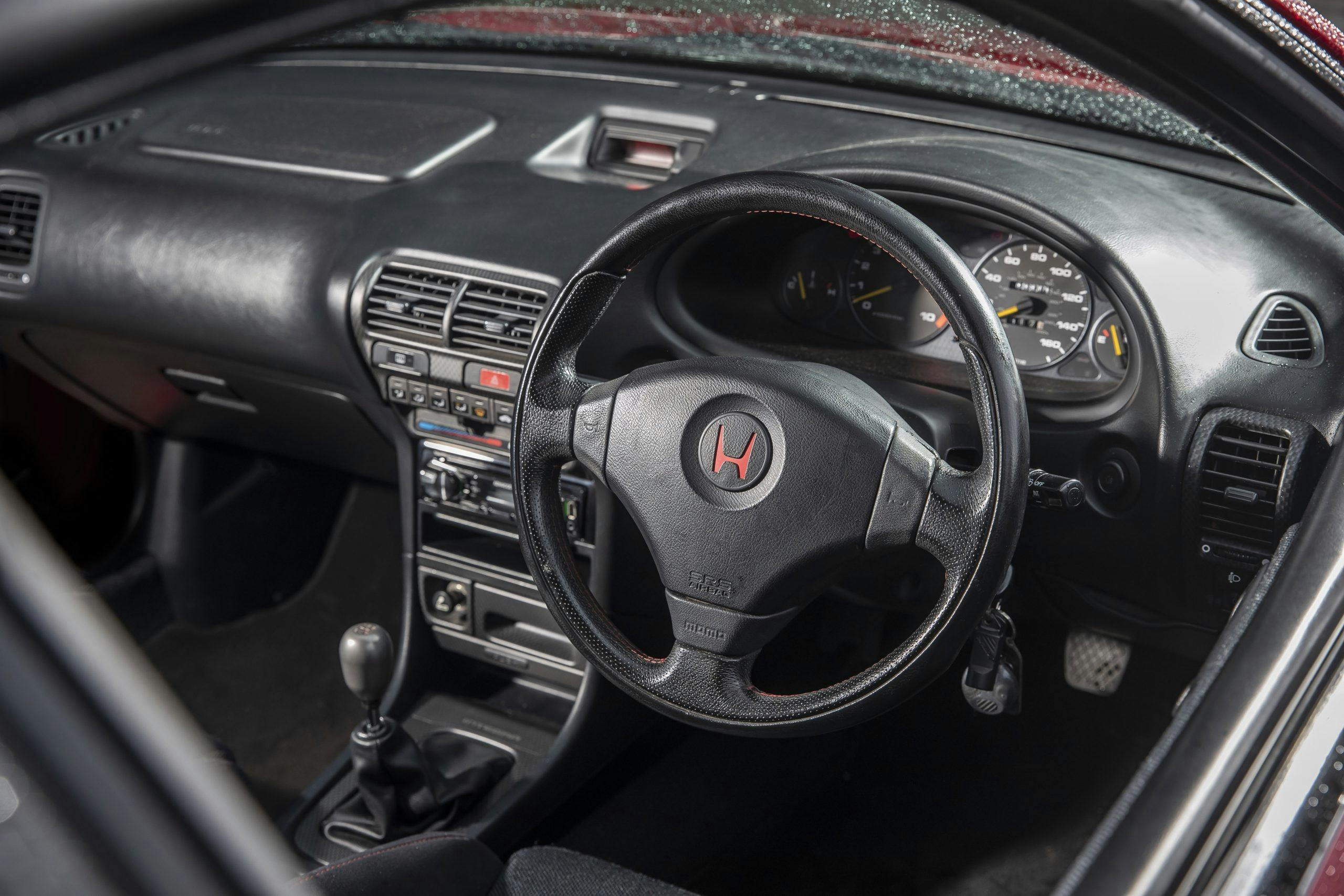 Honda Integra Type-R interior steering wheel