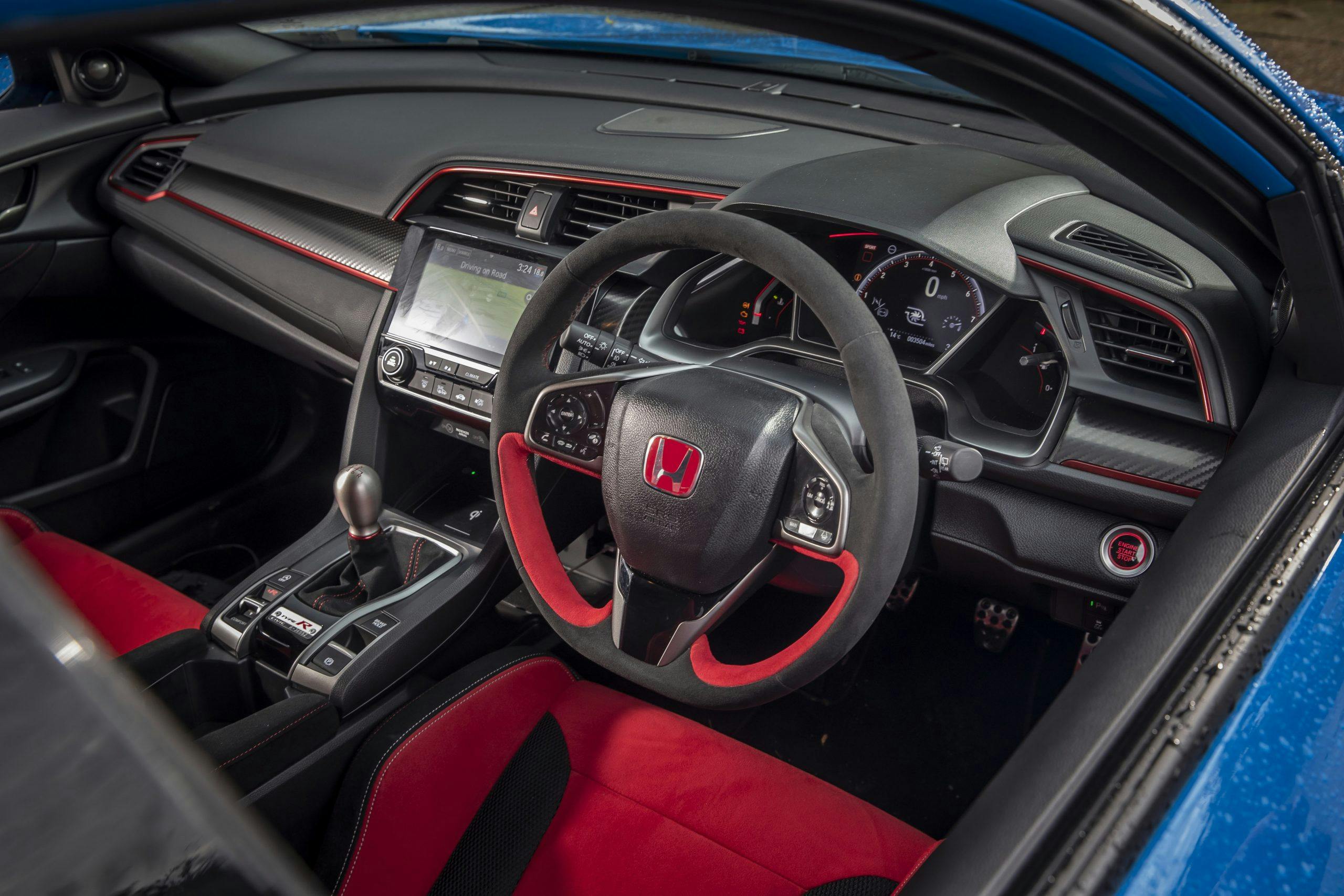 Honda Civic Type-R interior steering wheel