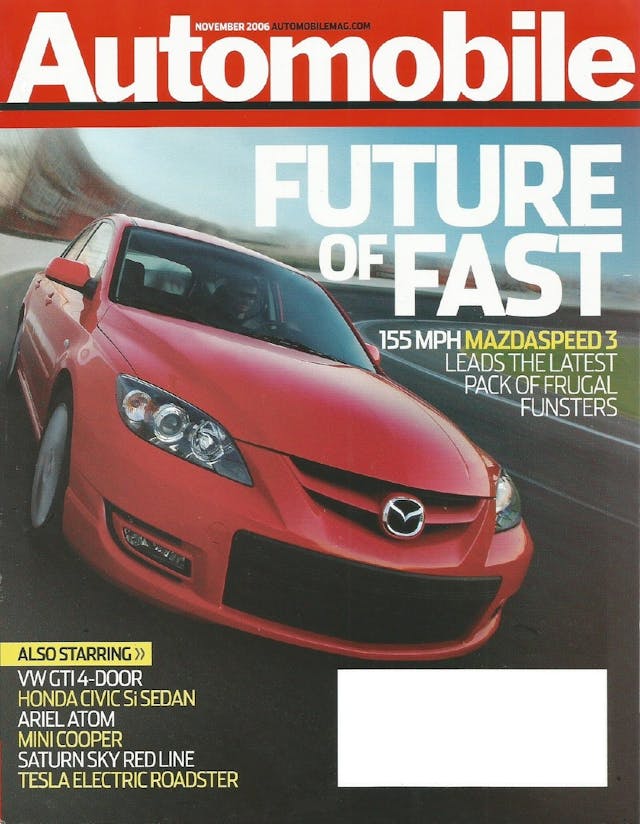 Automobile Magazine november 2006