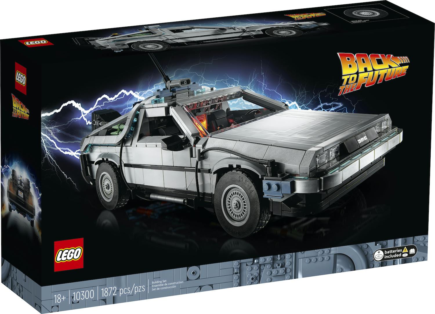 Back to the Future Time Machine LEGO Toy box