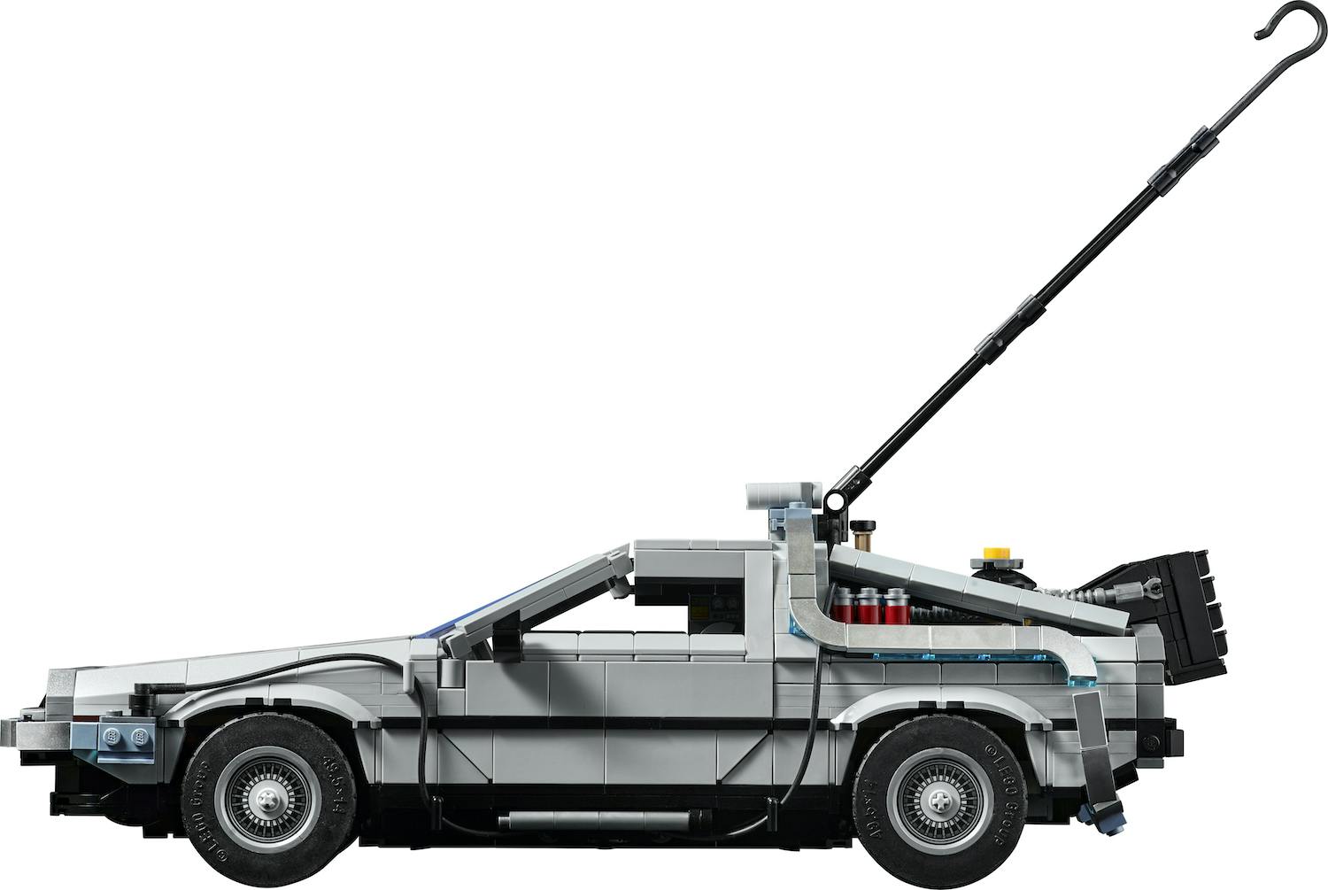 Back to the Future Time Machine LEGO Toy side