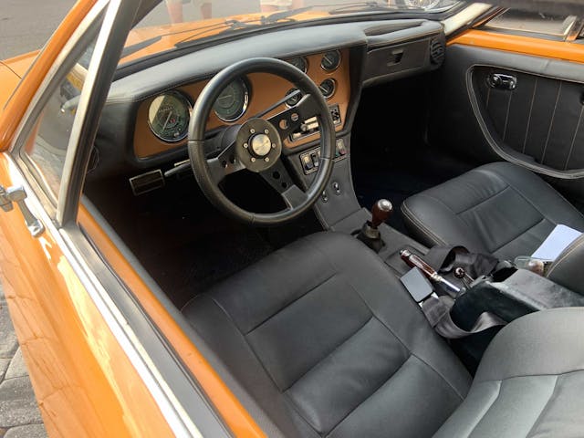 Brazilian-built 1975 VW SP2 interior