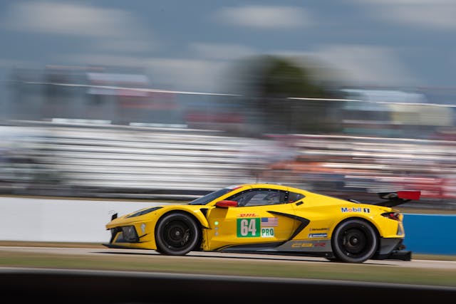 World Endurance Championship Florida C8.R 64 on track corvette racing sebring 2022