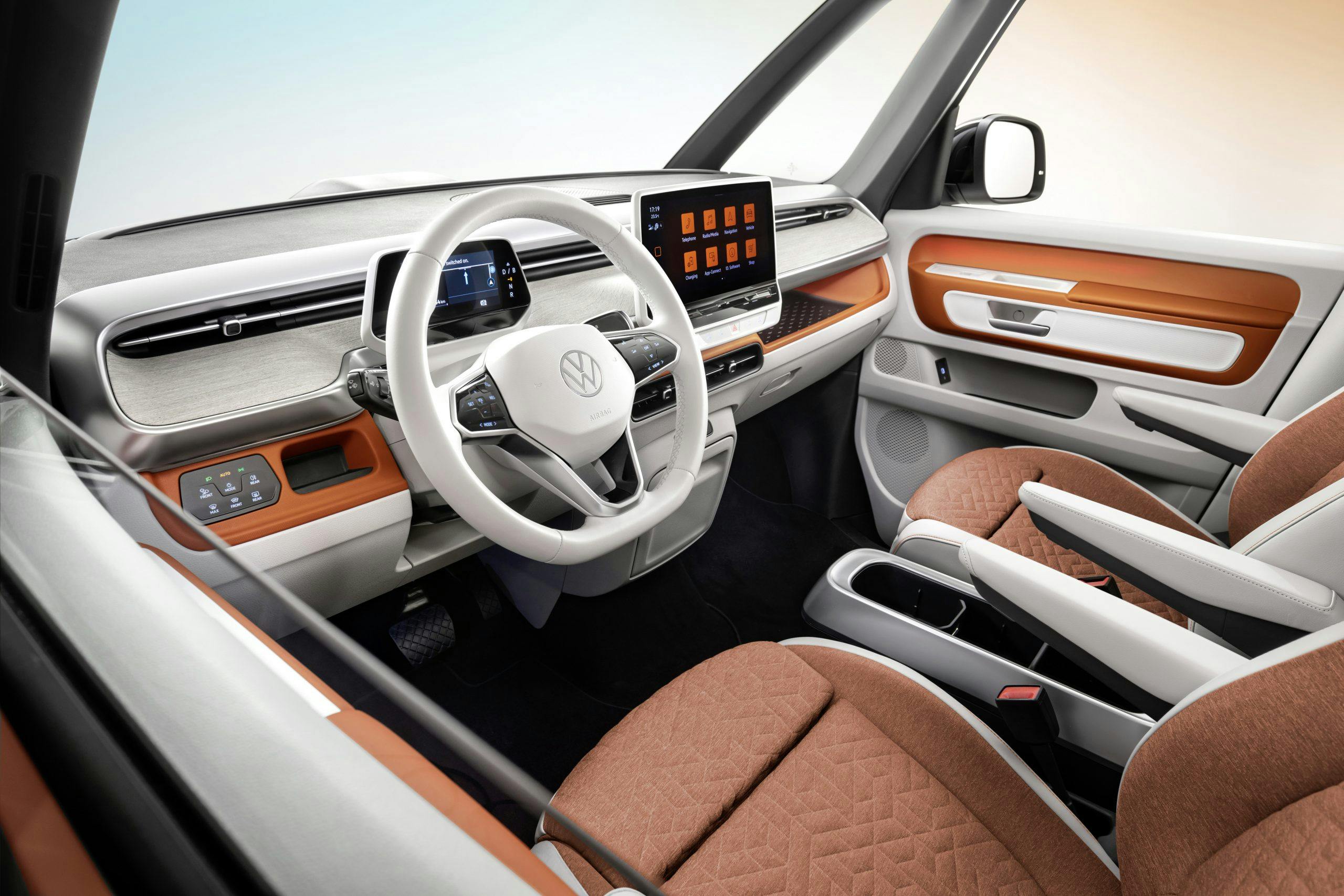 2023 VW ID.Buzz new bus two-tone interior