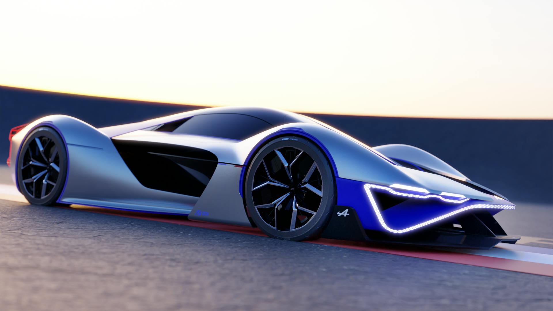 Alpine A4810 Project by IED Design School hydrogen supercar