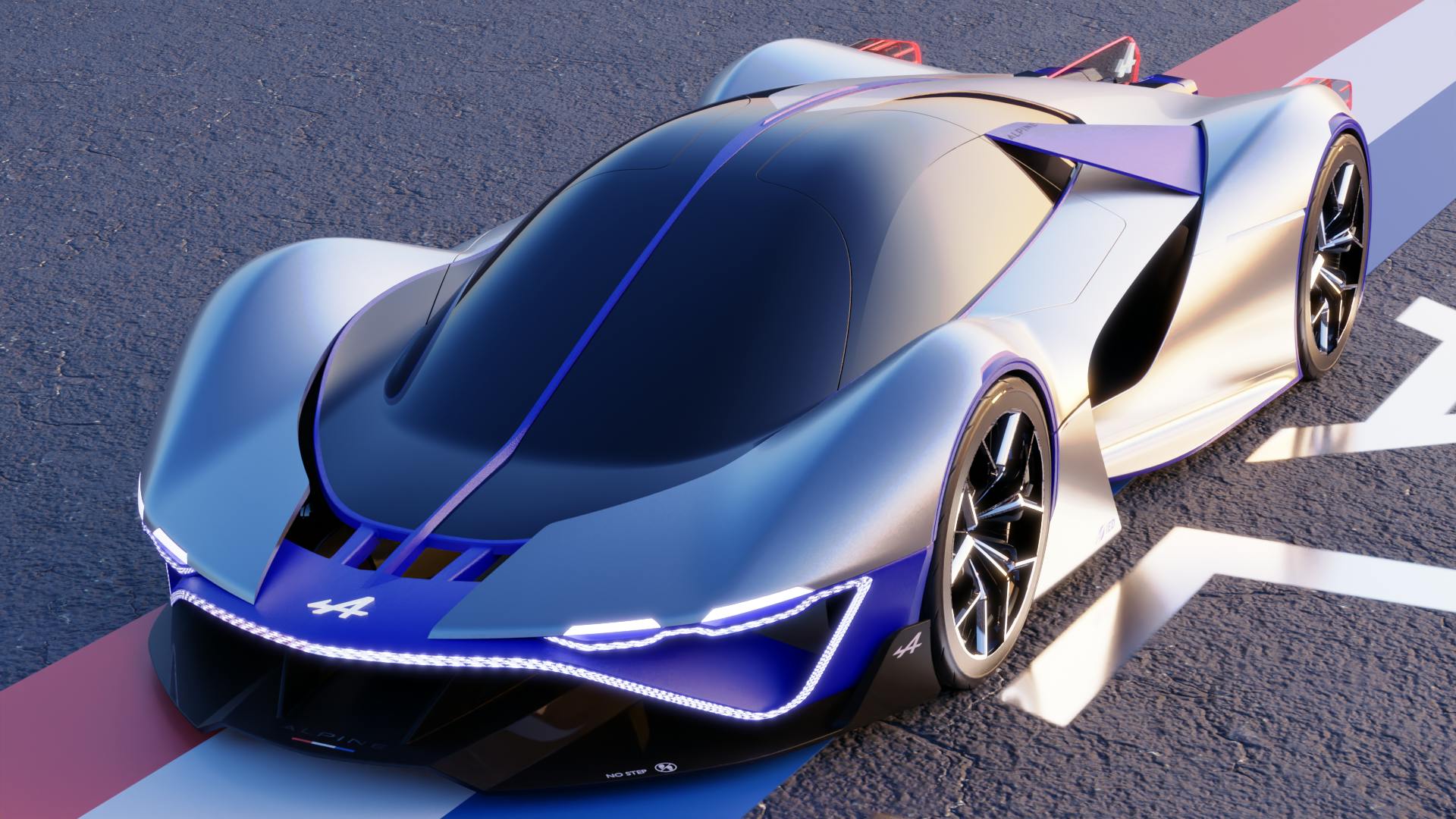 Alpine A4810 Project by IED Design School hydrogen supercar