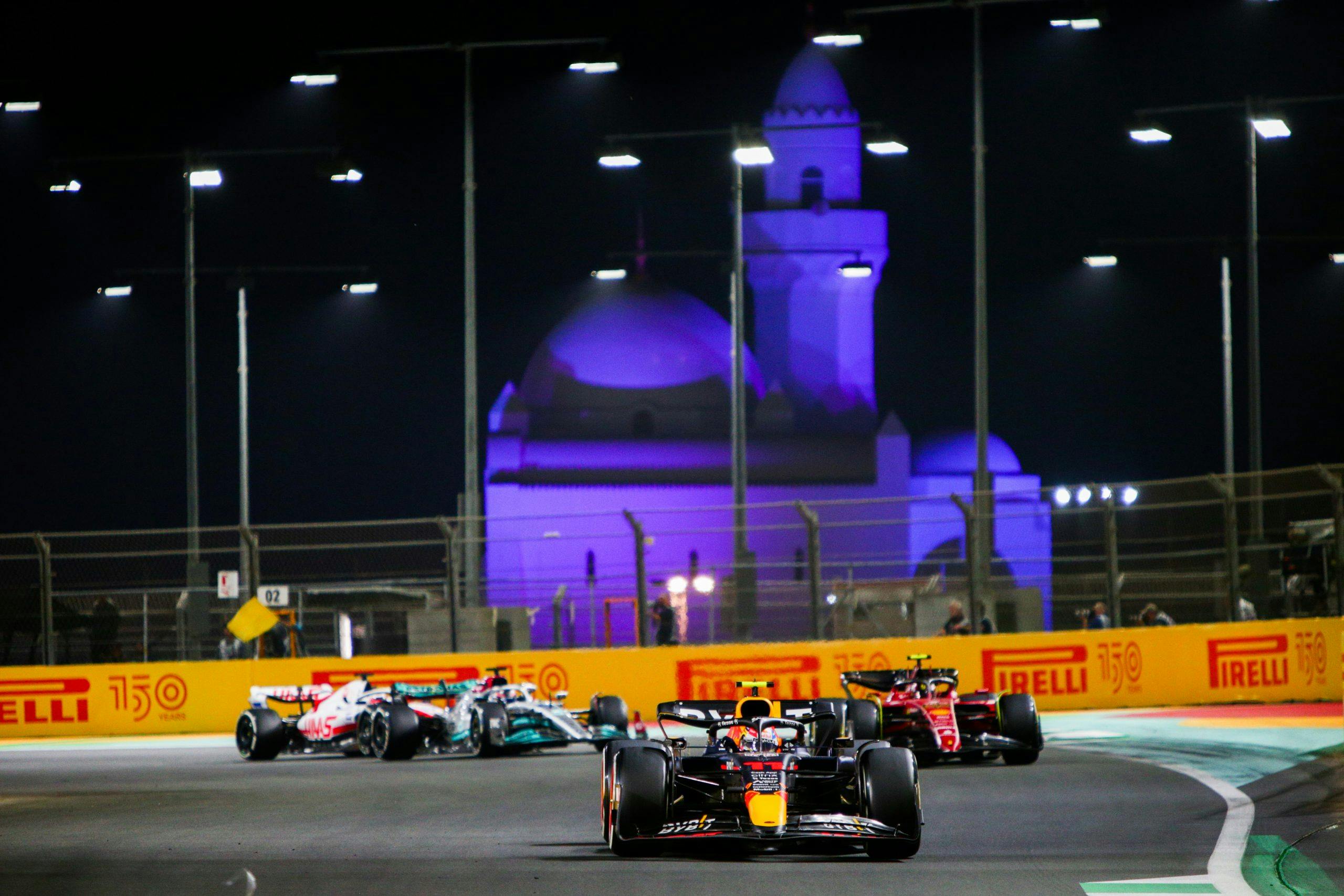 Red Bull Racing during the F1 Grand Prix mosque background