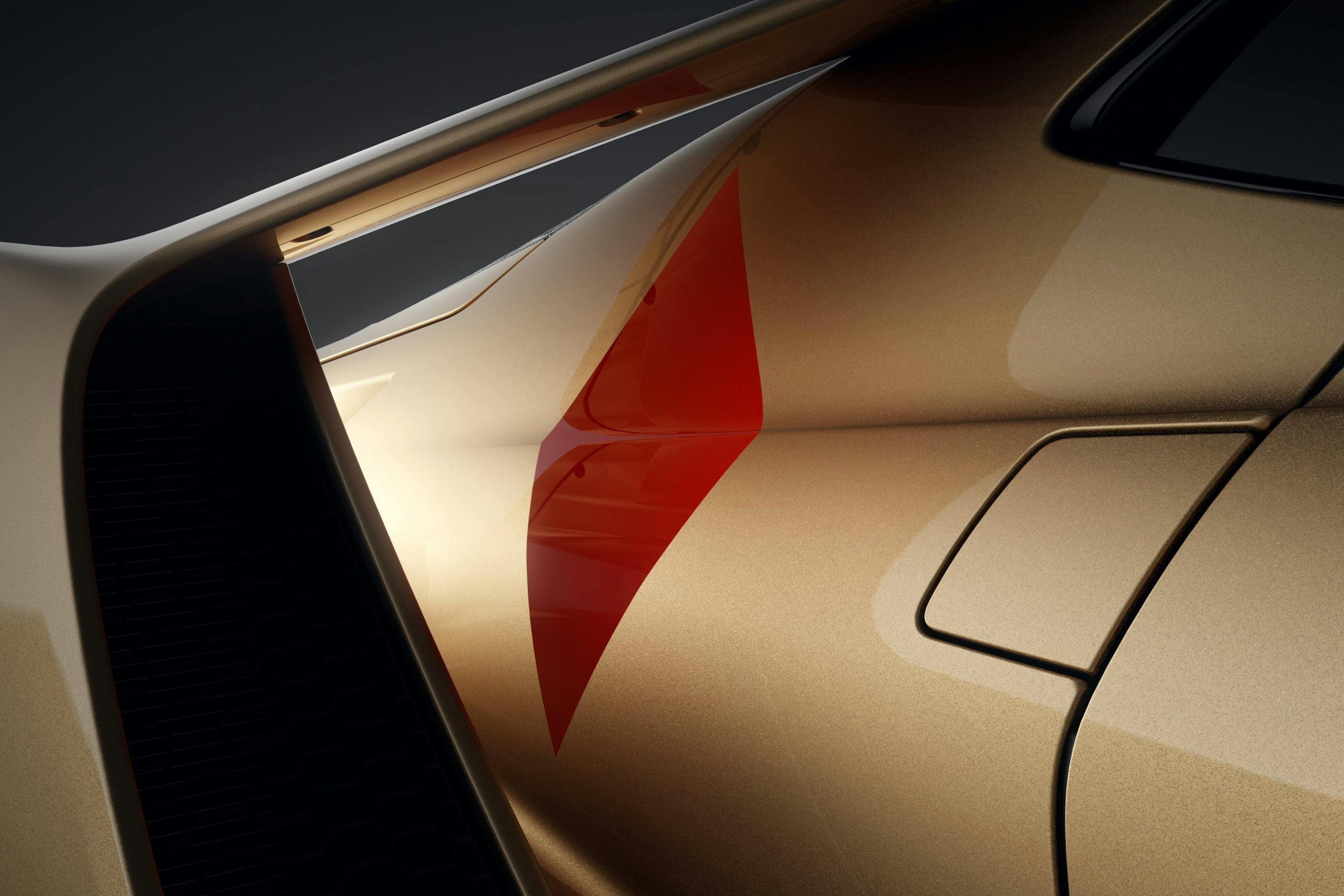 Ford GT Heritage Edition Holman Moody teaser buttress