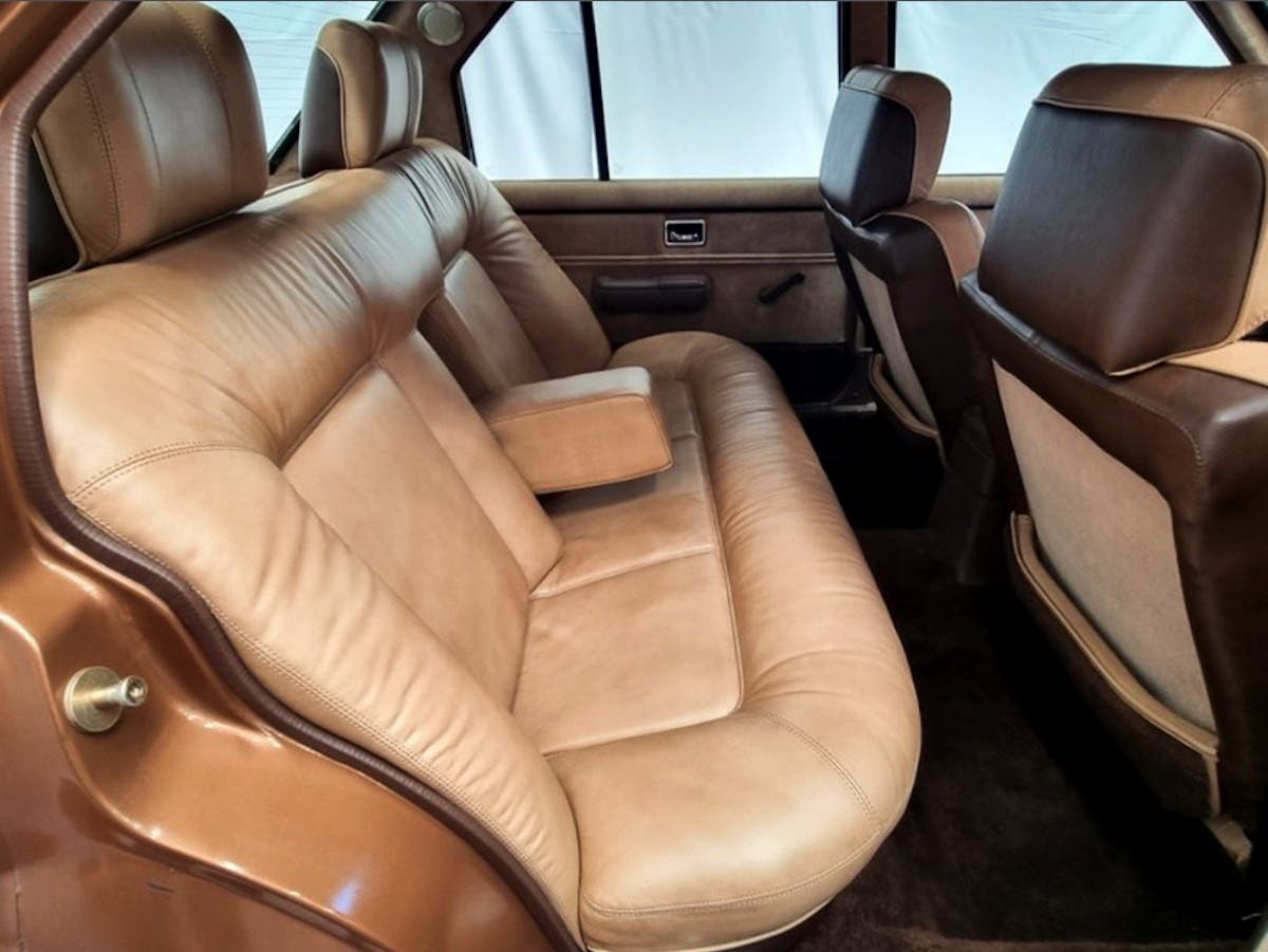 Holden Commodore Prototype interior rear seat