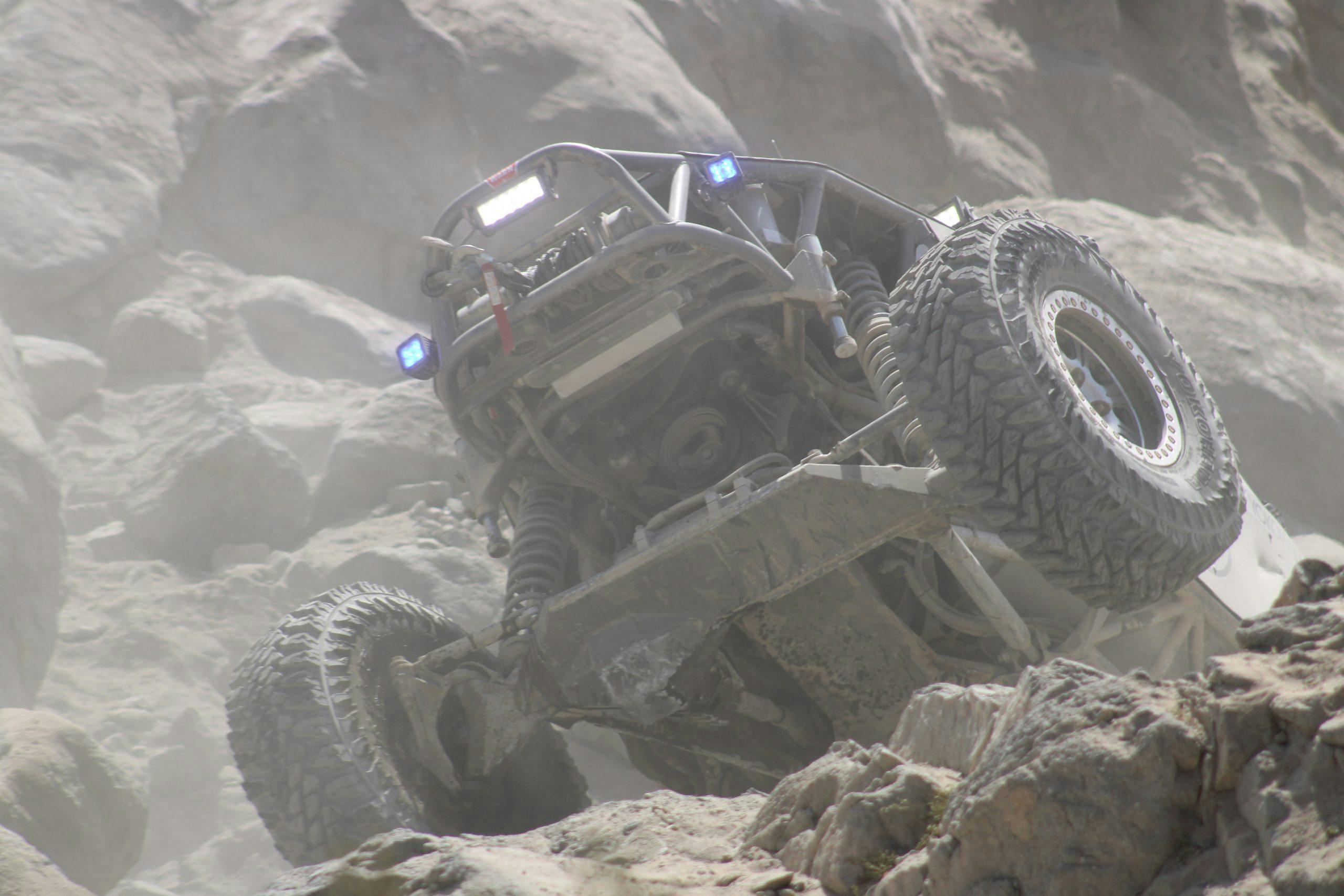 Ford Bronco King of Hammers wheels up