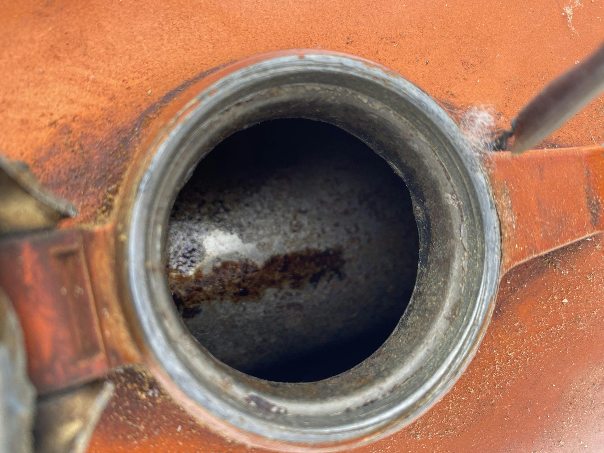 rust in Yamaha gas tank