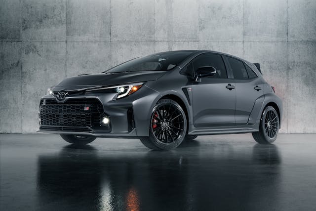 2023 Toyota GR Corolla Circuit Edition front three quarter