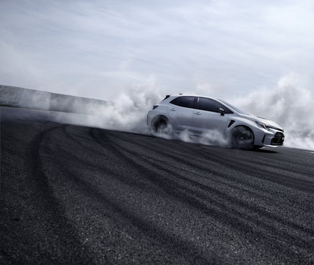 2023 GR Corolla Circuit Edition drift track