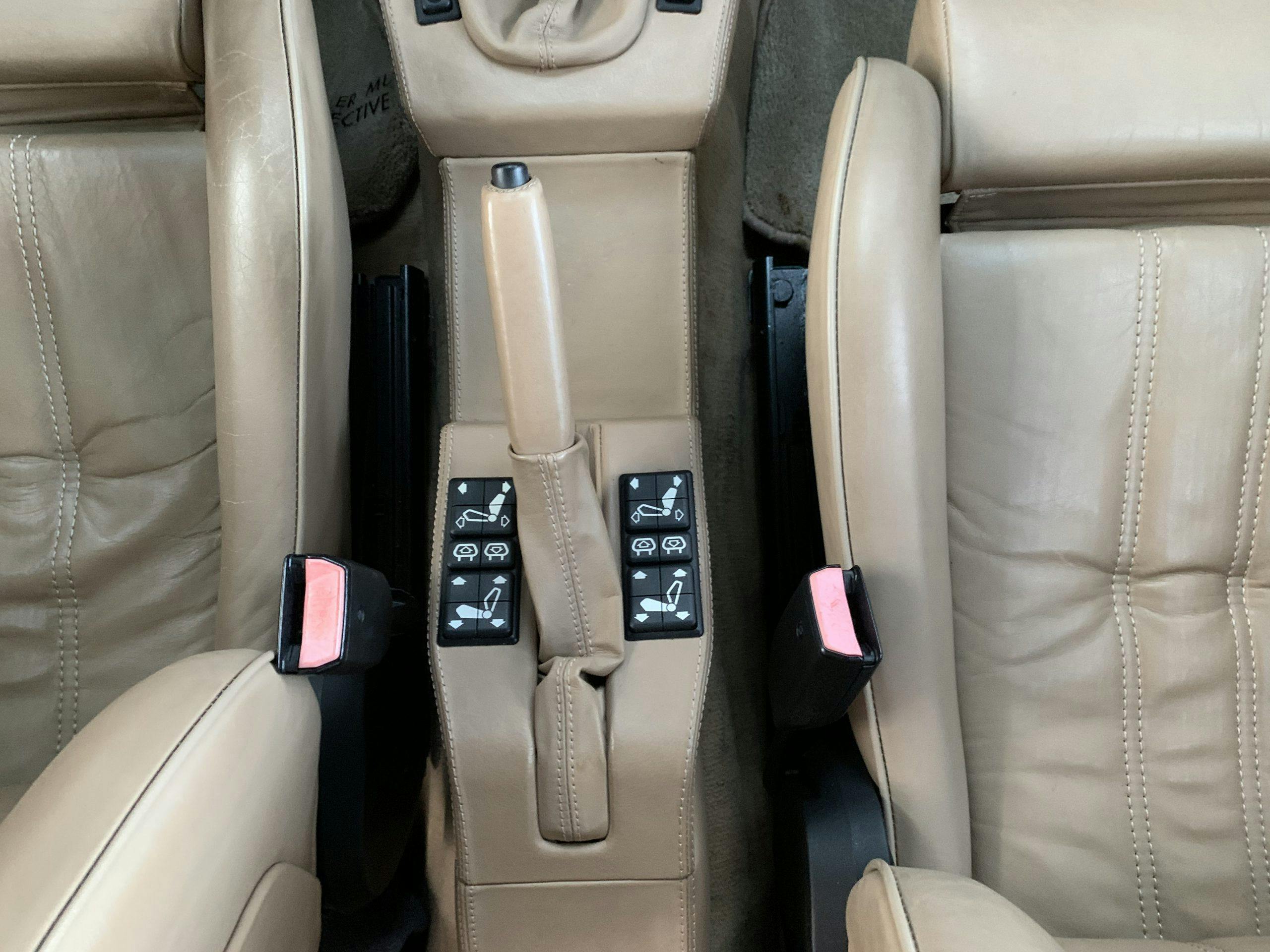 1988 BMW M5 E28 interior seat adjuster switches