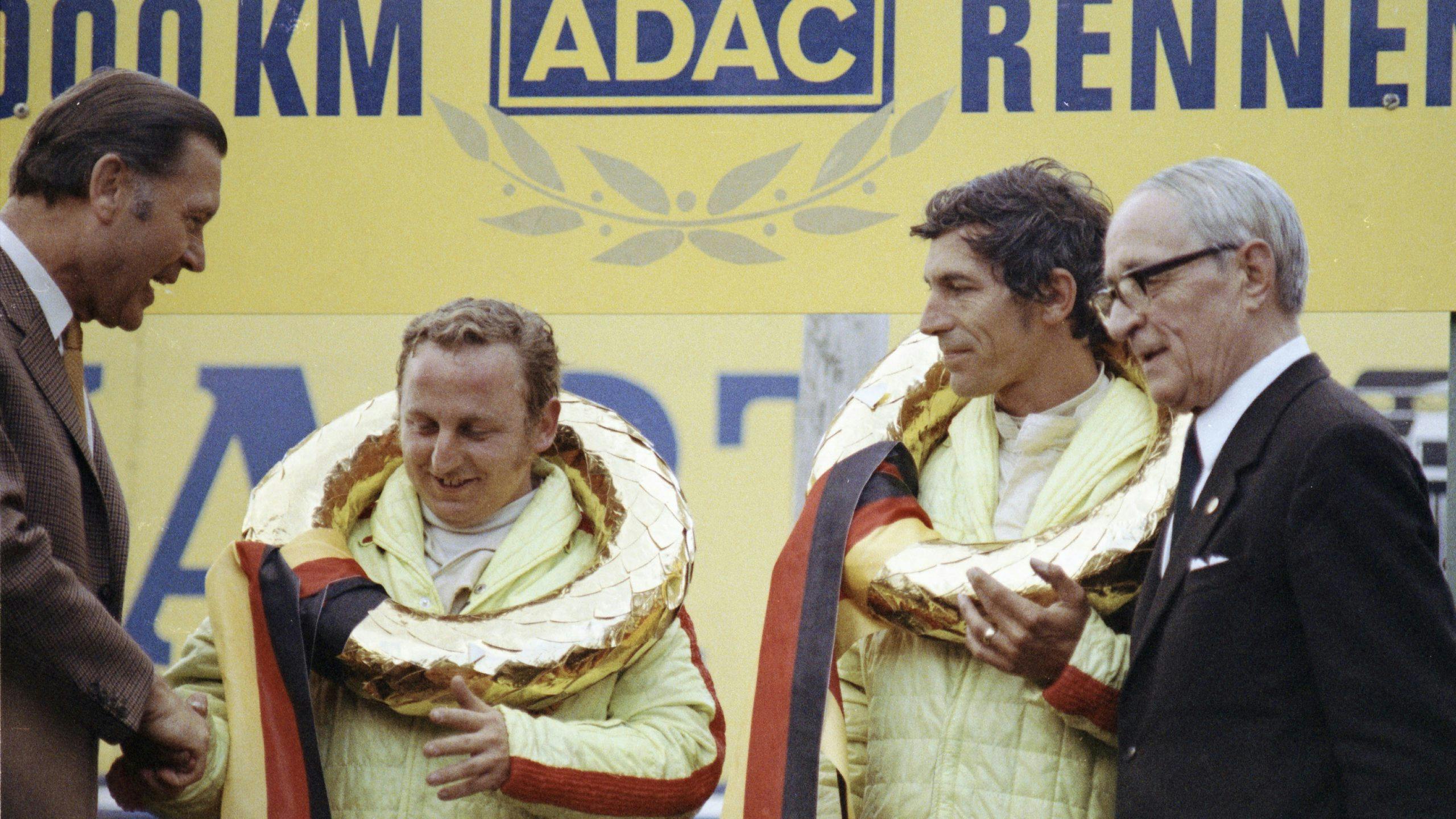 Vic Elford Porsche Kurt Ahrens jr., Vic Elford, l-r, Nürburgring, 1970,