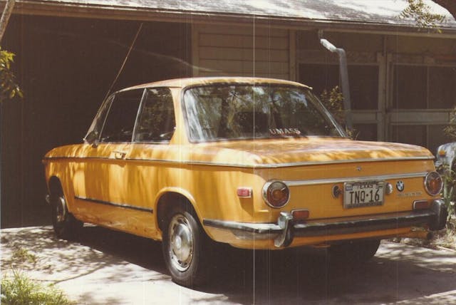 Rob Siegel - Backing away from a repair - the first of many BMW 2002s - Colorado 2002