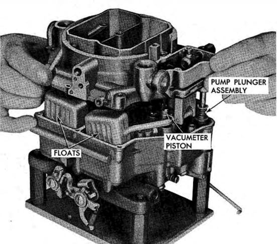 WCFB carburetor diagram illustration 