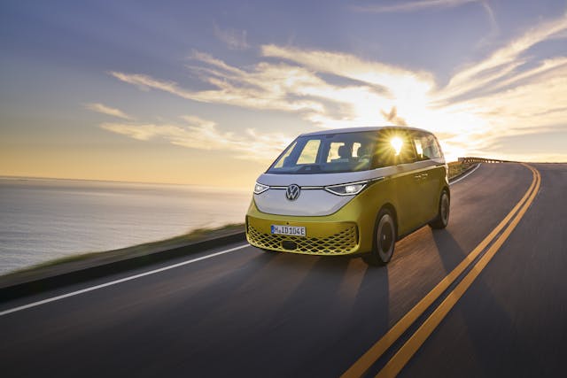 2023 VW ID.Buzz new bus rolling road