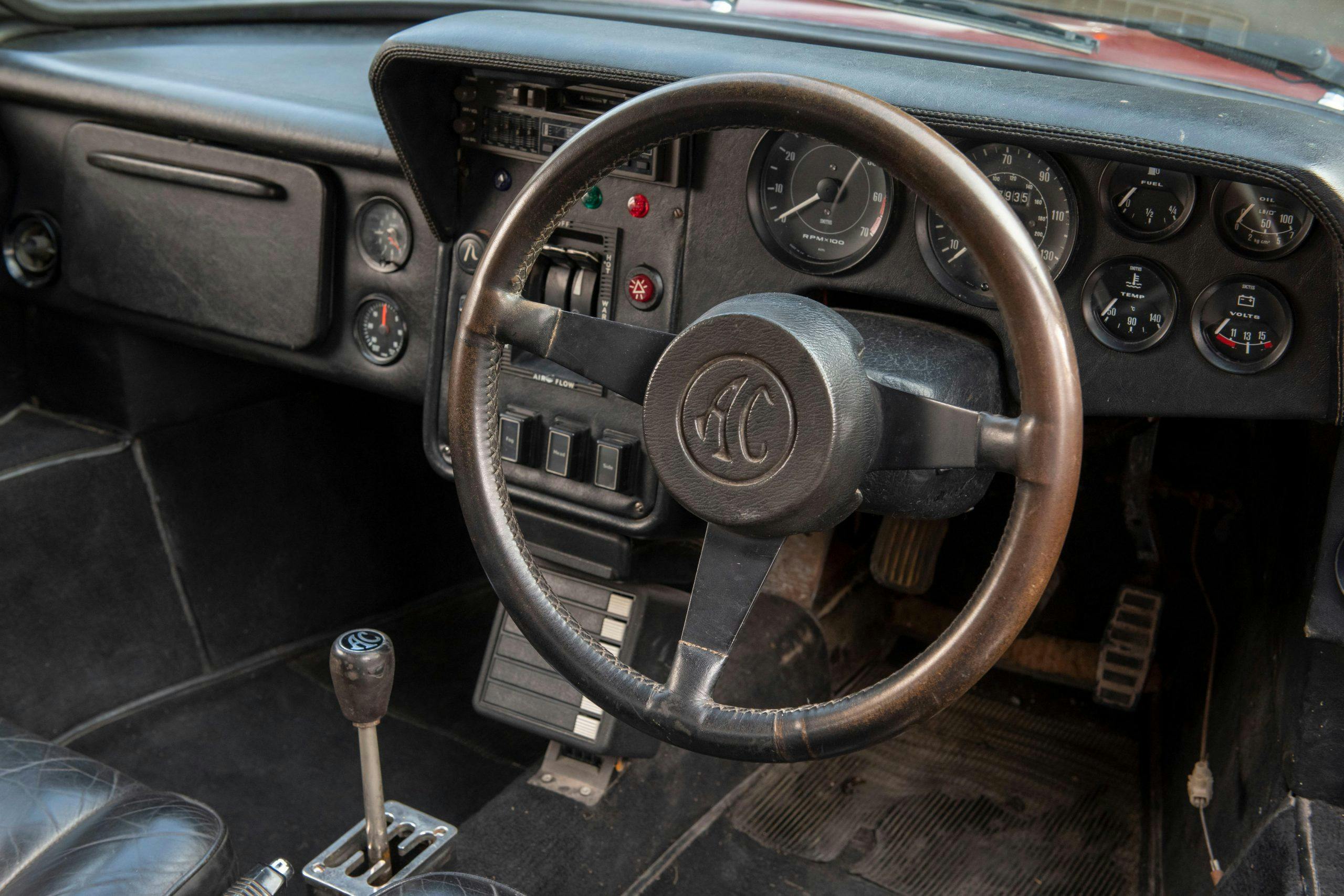1980 AC 3000ME Turbo Coupé interior