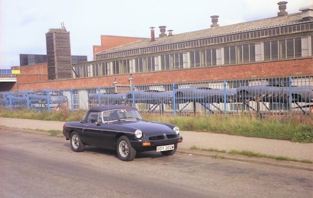 1980 mg factory visit view from street