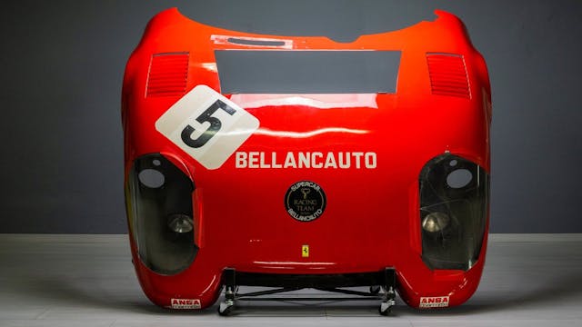 1981 Ferrari 512 BBB Le Mans Hood front