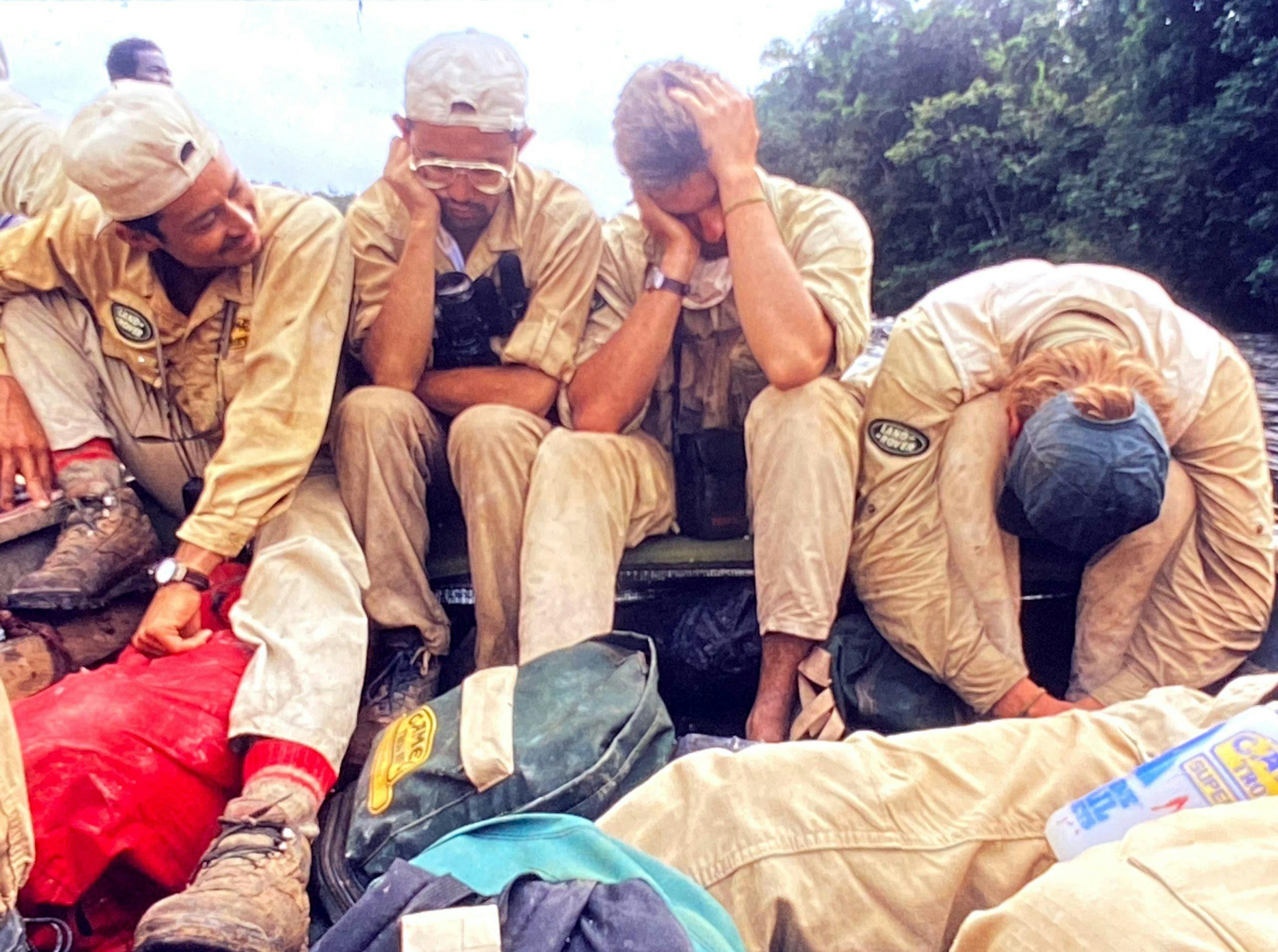 1993 Camel Trophy tired crew