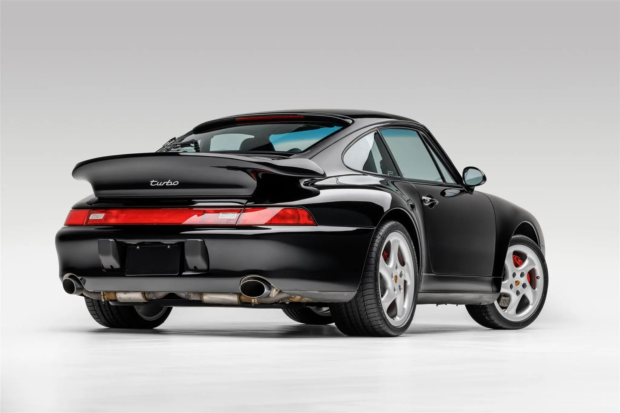 1997 Porsche 911 Turbo Denzel Washington celebrity car rear three-quarter