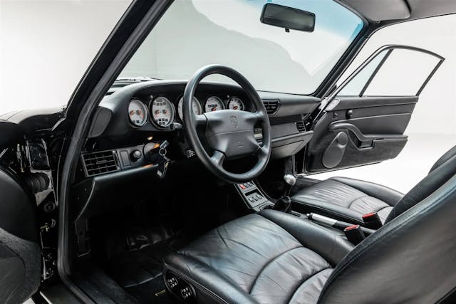 1997 Porsche 911 Turbo Denzel Washington celebrity car interior