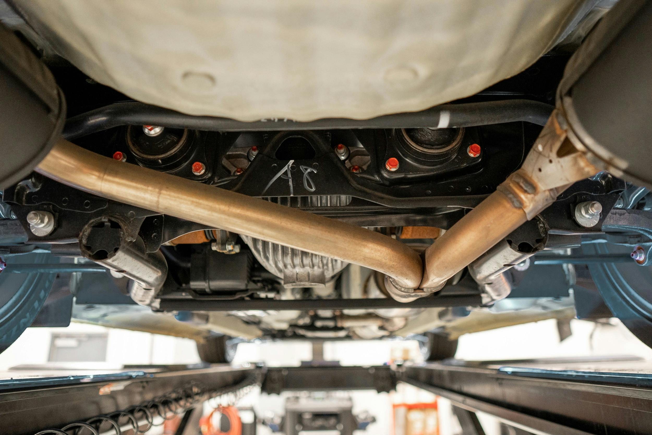 2009 Honda S2000 CR underside exhaust