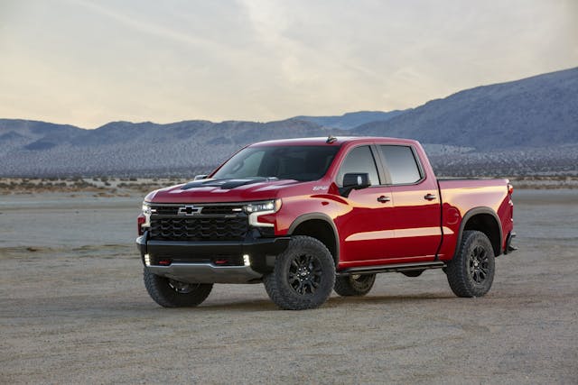 2022 Chevrolet Silverado ZR2 front three-quarter