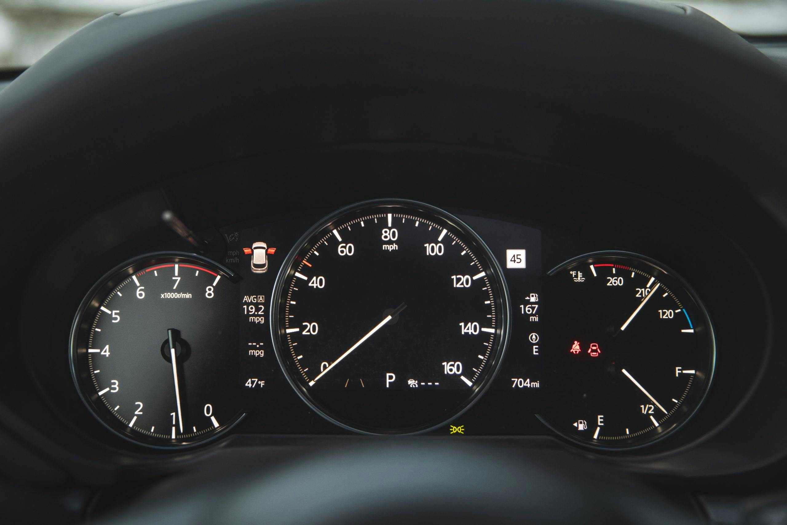 2022 Mazda CX-5 Turbo AWD interior dash gauges