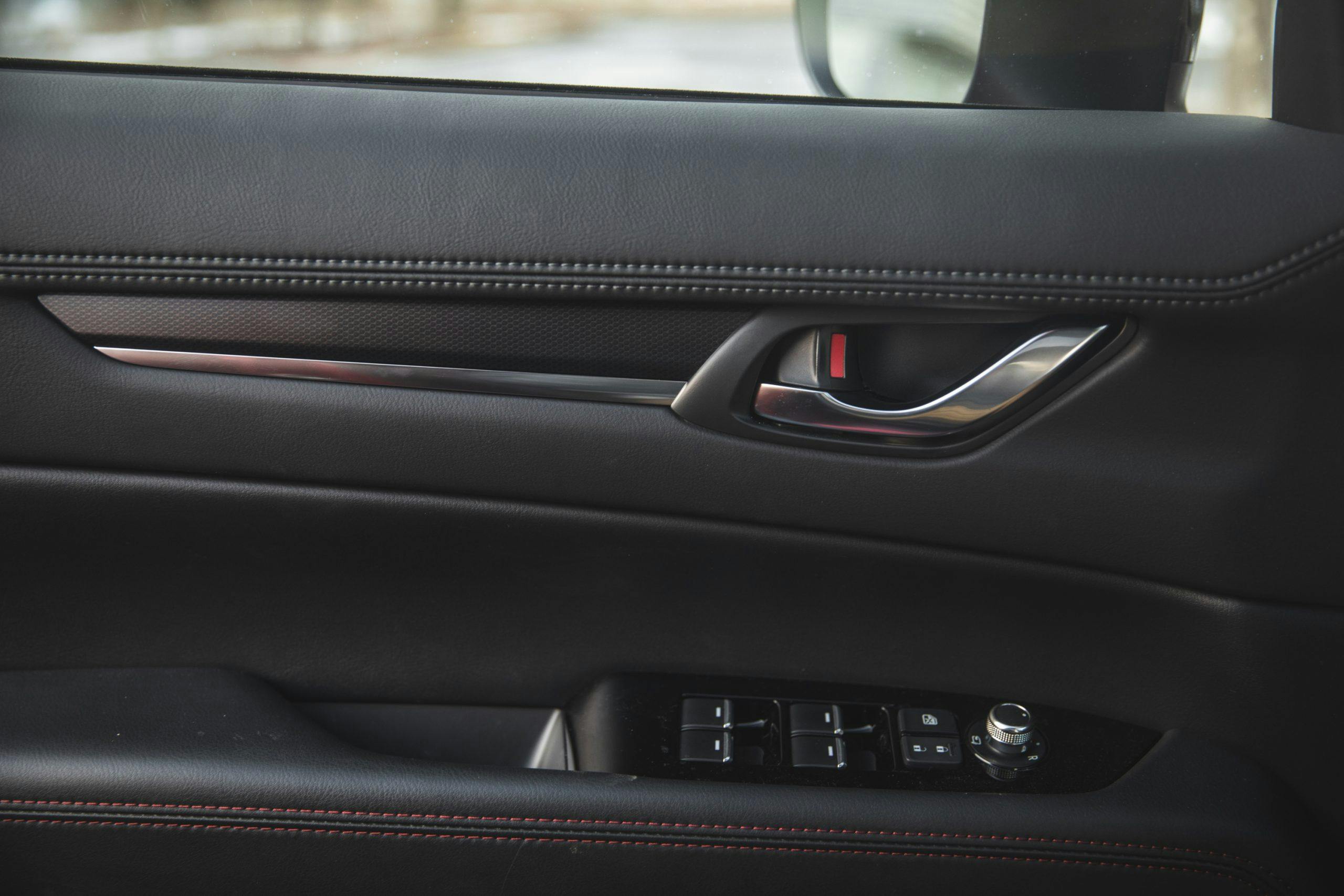 2022 Mazda CX-5 Turbo AWD interior door panel closeup